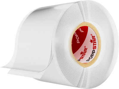 Poppstar Dichtband Silikonband selbstverschweißend zum Isolieren (Wasser, Luft, Strom) (1-St., Farbe weiß) Isoband und Abdichtband 3m lang, 38mm breit