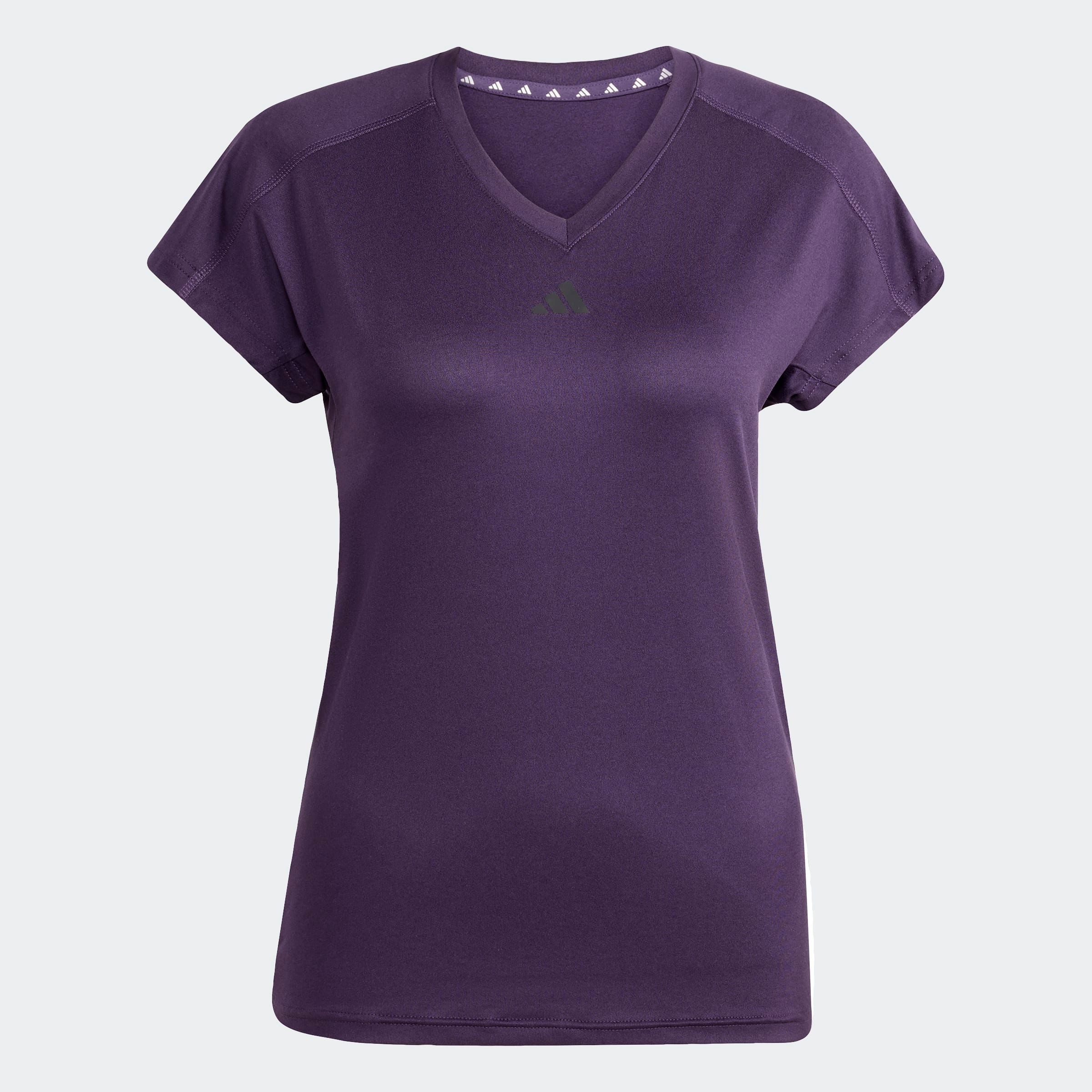 T-Shirt AEROREADY TRAIN ESSENTIALS MINIMAL BRANDING V-NECK
