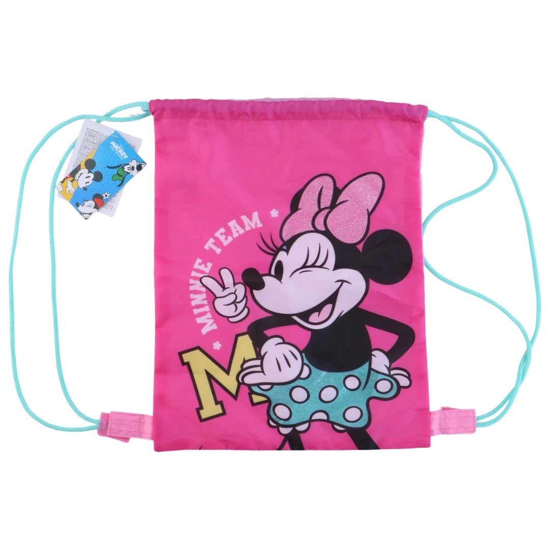 Disney Sporttasche Disney Minnie Mouse Sporttasche Turnbeutel Schuhbeutel Pink (1-tlg)