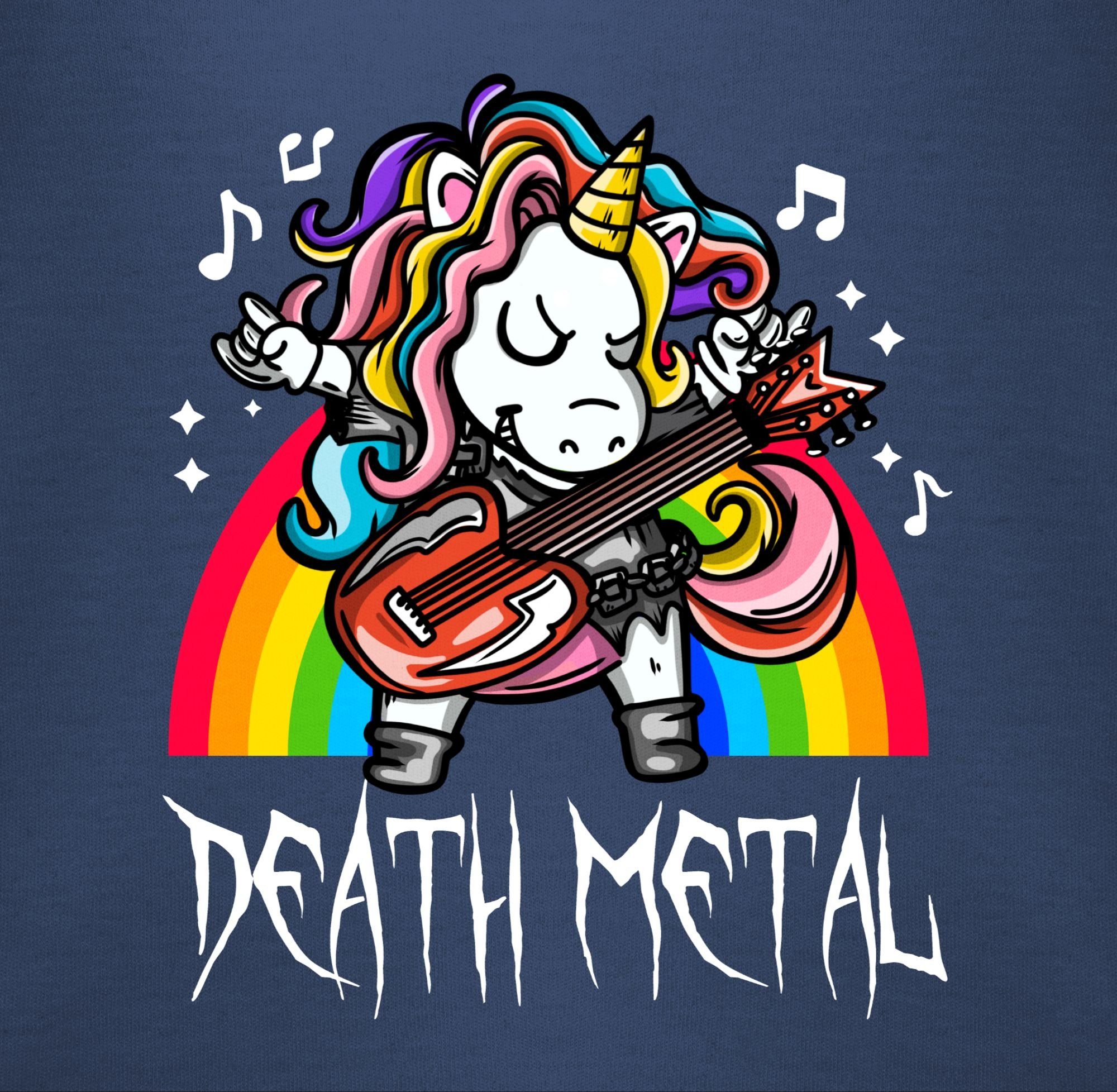 Shirtracer Shirtbody Death Metal Einhorn Sprüche Baby