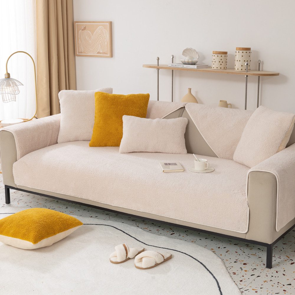 NUODWELL Sofahusse Sofabezug 1 2 3 4-Sitzer,Sofa überwurfdecke mit Rutschfe günstig online kaufen