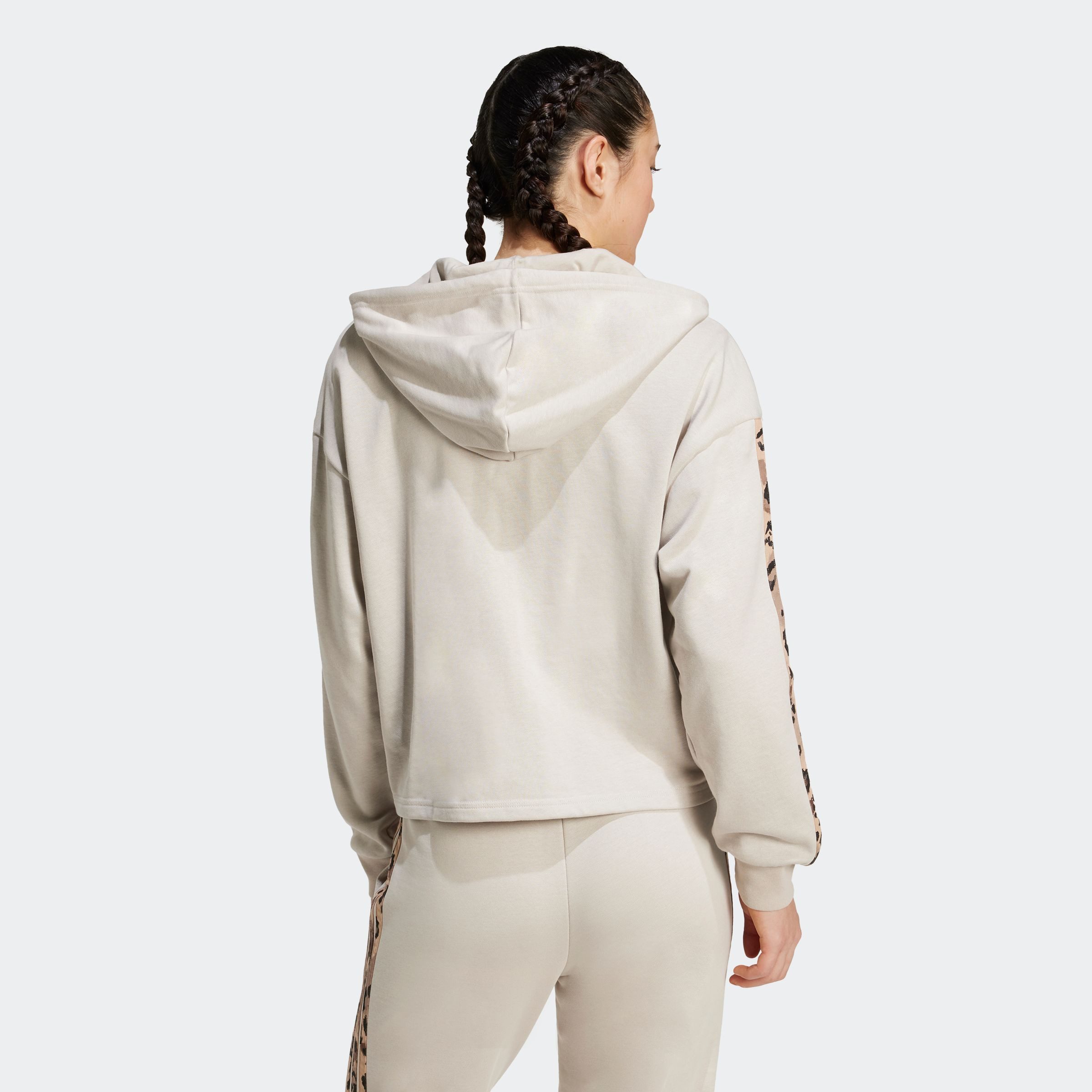 adidas Sportswear Kapuzensweatshirt W AOP FT FZ mit Kordelverschluss an der günstig online kaufen