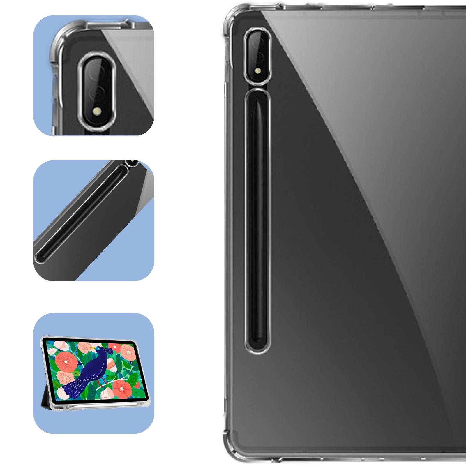 Numerva Tablet-Mappe Smart Cover Tablet Schutz Hülle für Samsung Galaxy Tab S9 Plus Samsung Galaxy Tab S9 Plus