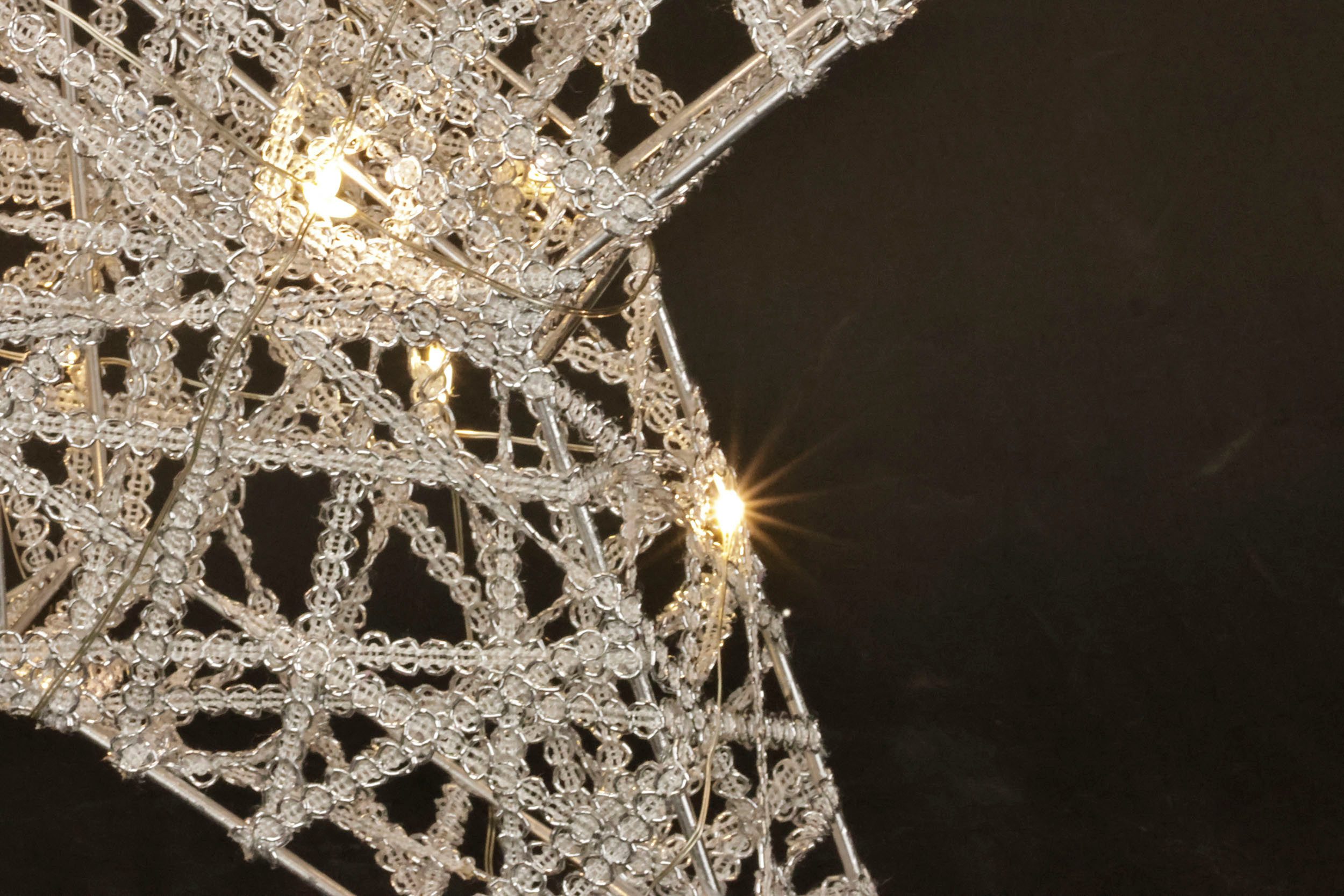 I.GE.A. Dekostern LED Stern mit Timer 45 cm, 1 St., Deko Warmweiß Leuchtste günstig online kaufen