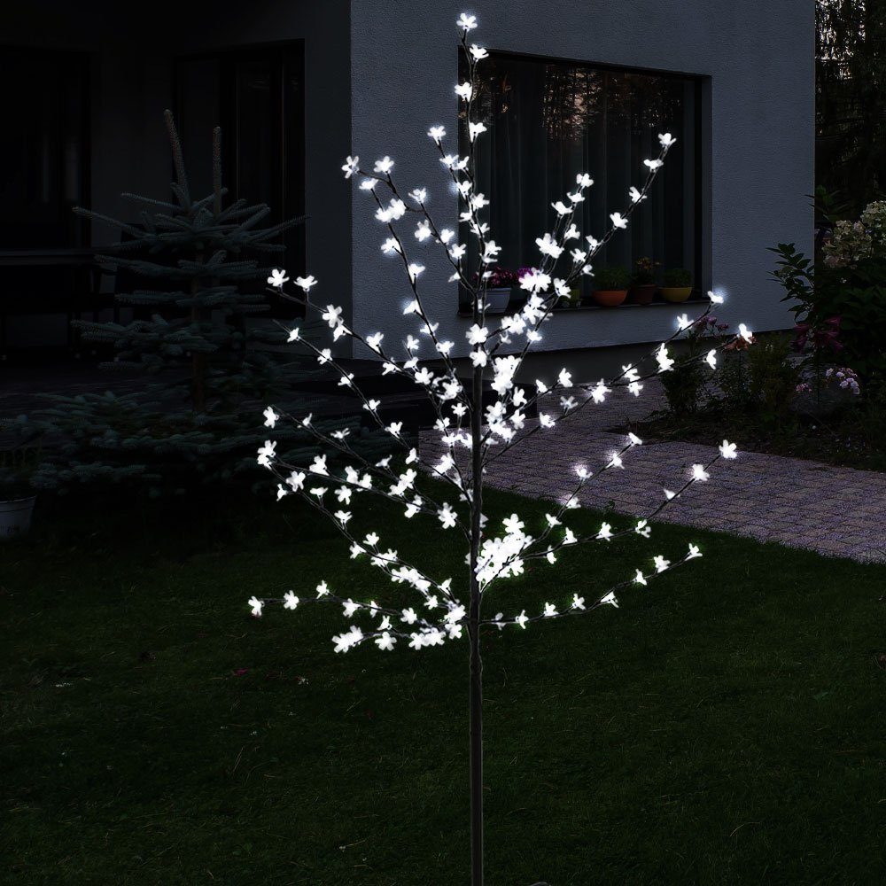 Harms Import LED Dekolicht, 200x LED Deko Baum Kirsch Blüten Terrassen Außen Stand Beleuchtung