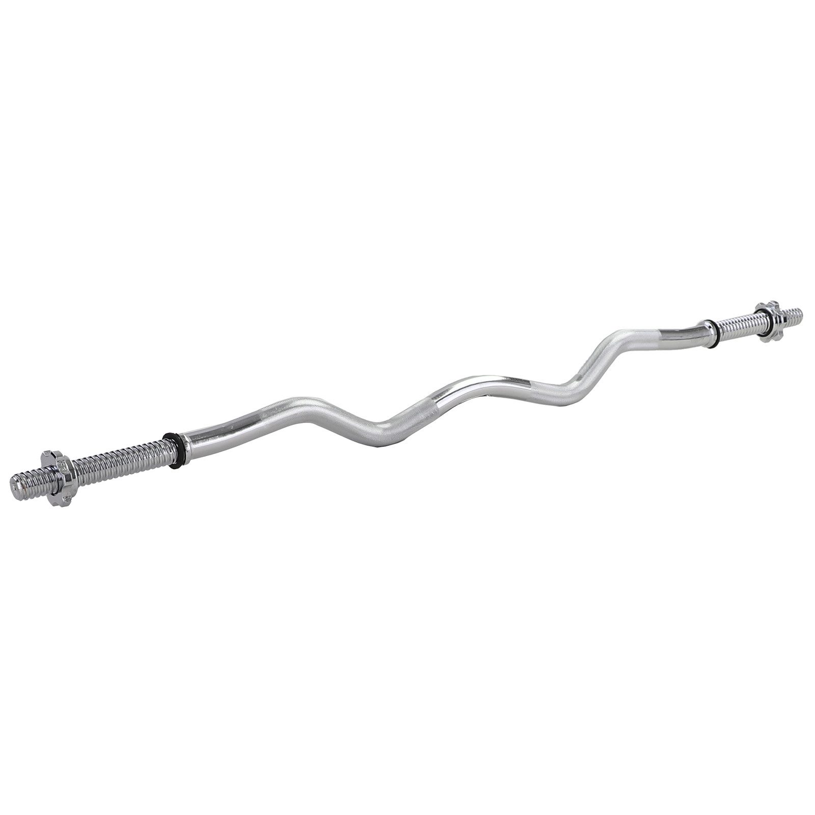 RAMROXX Langhantelstange 120cm Langhantel SZ Curl Stange 30mm mit Sternschrauben