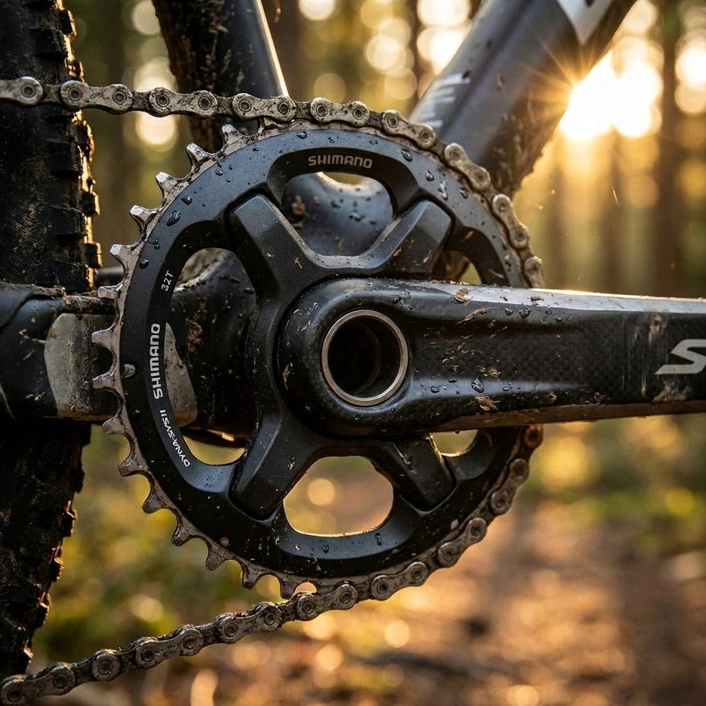 Kettenschaltung SHIMANO Kettenblatt SLX FC-M7000-11 34 Zähne - präziser Antrieb für mo
