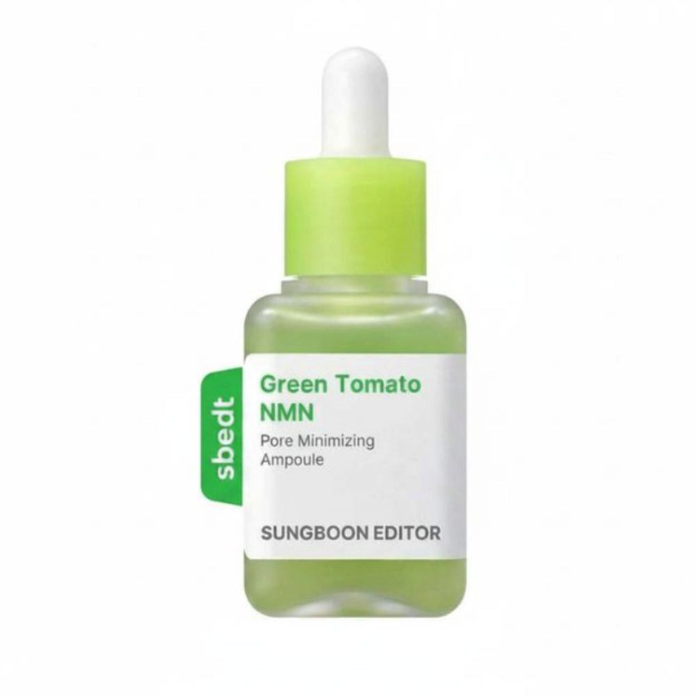 Sungboon Editor Gesichtsserum Sungboon Editor, Green Tomato NMN Pore Minimizing Ampoule - 40 ml Einzelprodukt, Porenverfeinernde Ampulle mit grünem Tomaten-Extrakt und NMN