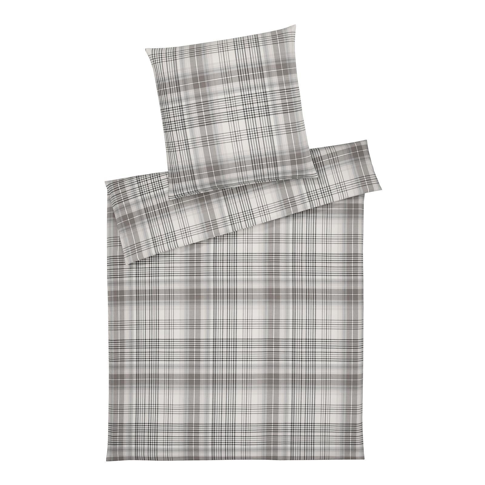 Elegante Bettwäsche Holmes, Flanell, 2 teilig