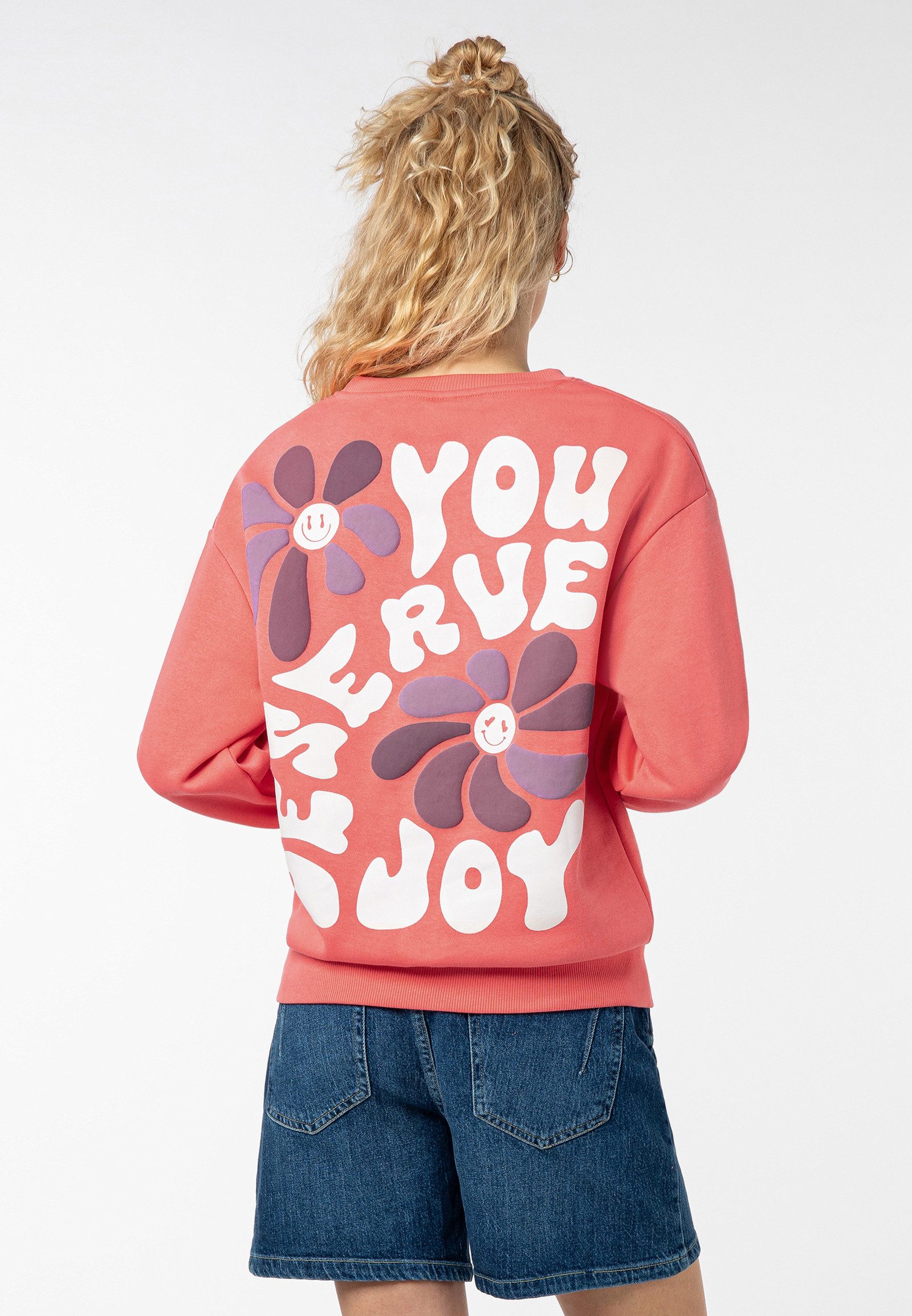 SUBLEVEL Sweatshirt mit Backprint günstig online kaufen