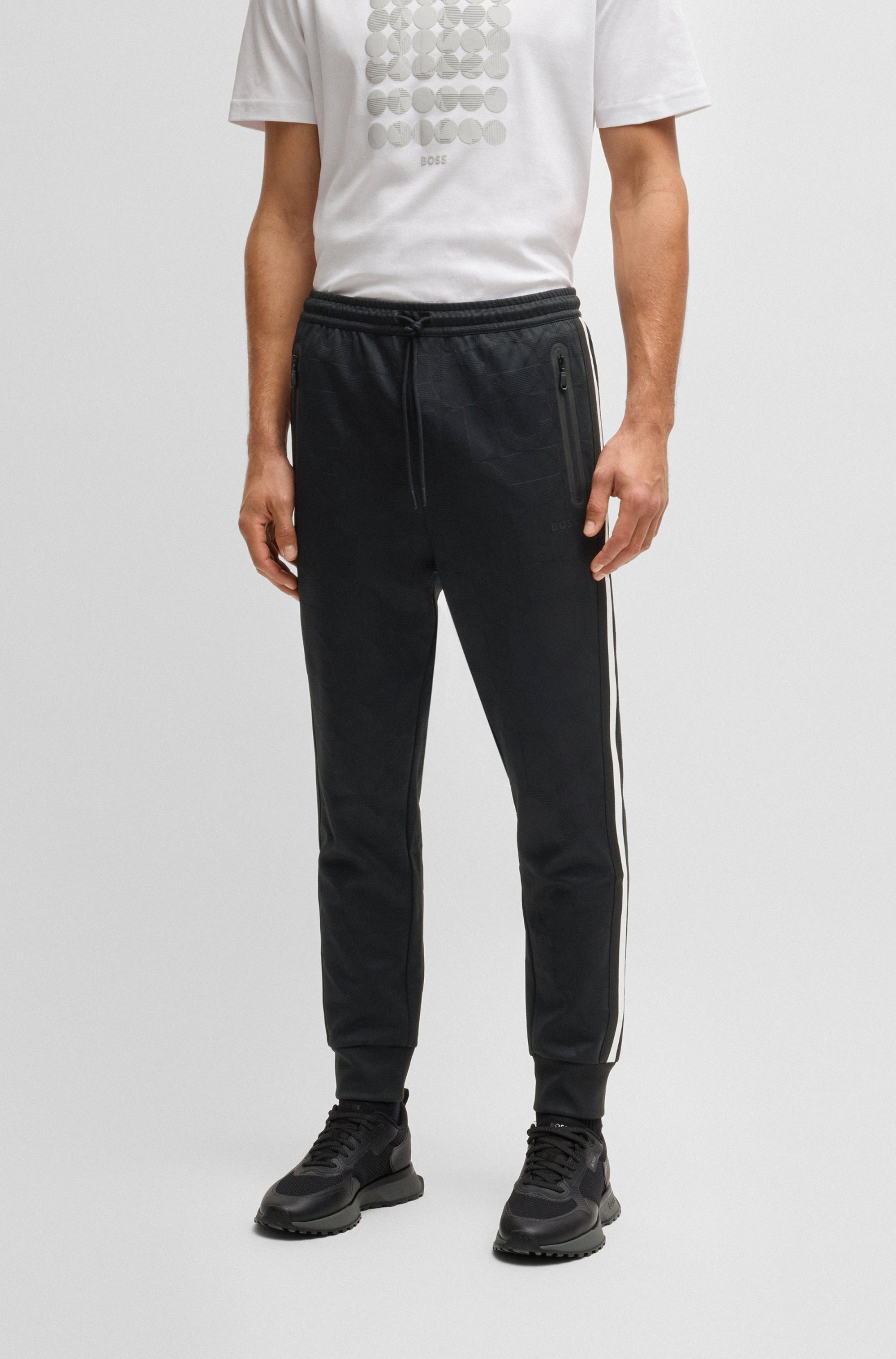 BOSS GREEN Sweathose Hover Striped C günstig online kaufen
