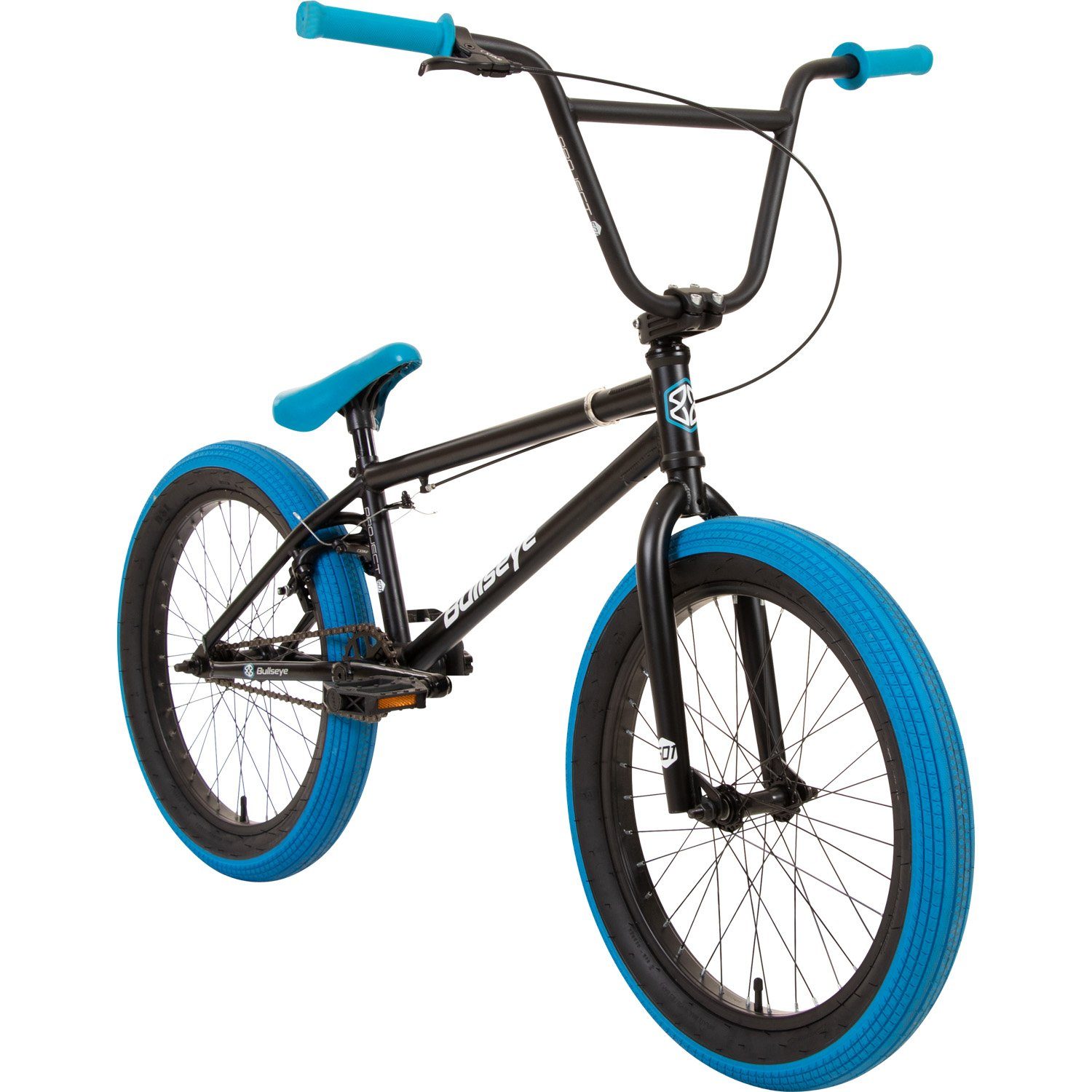 bullseye BMX-Rad Project 501, 1 Gang, ohne Schaltung, BMX Fahrrad  Jugendliche Erwachsene unisex 145 - 175 cm mit Pegs