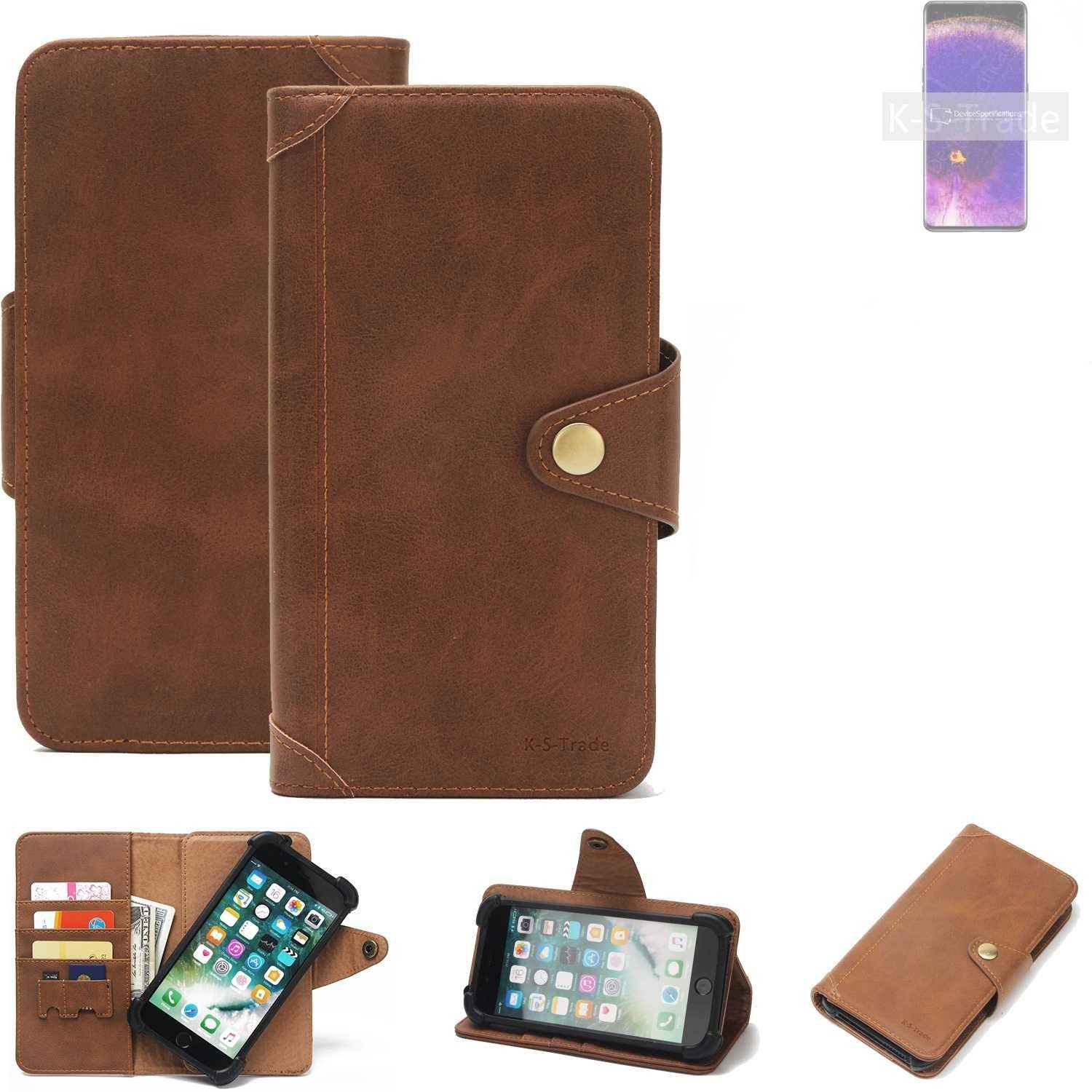 K-S-Trade Handyhülle für Oppo Find X5 Pro, Handyhülle Schutz Hülle Walletcase Bookstyle Tasche Case