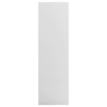 furnicato Bücherregal Hochglanz-Weiß 97,5x29,5x100 cm Holzwerkstoff