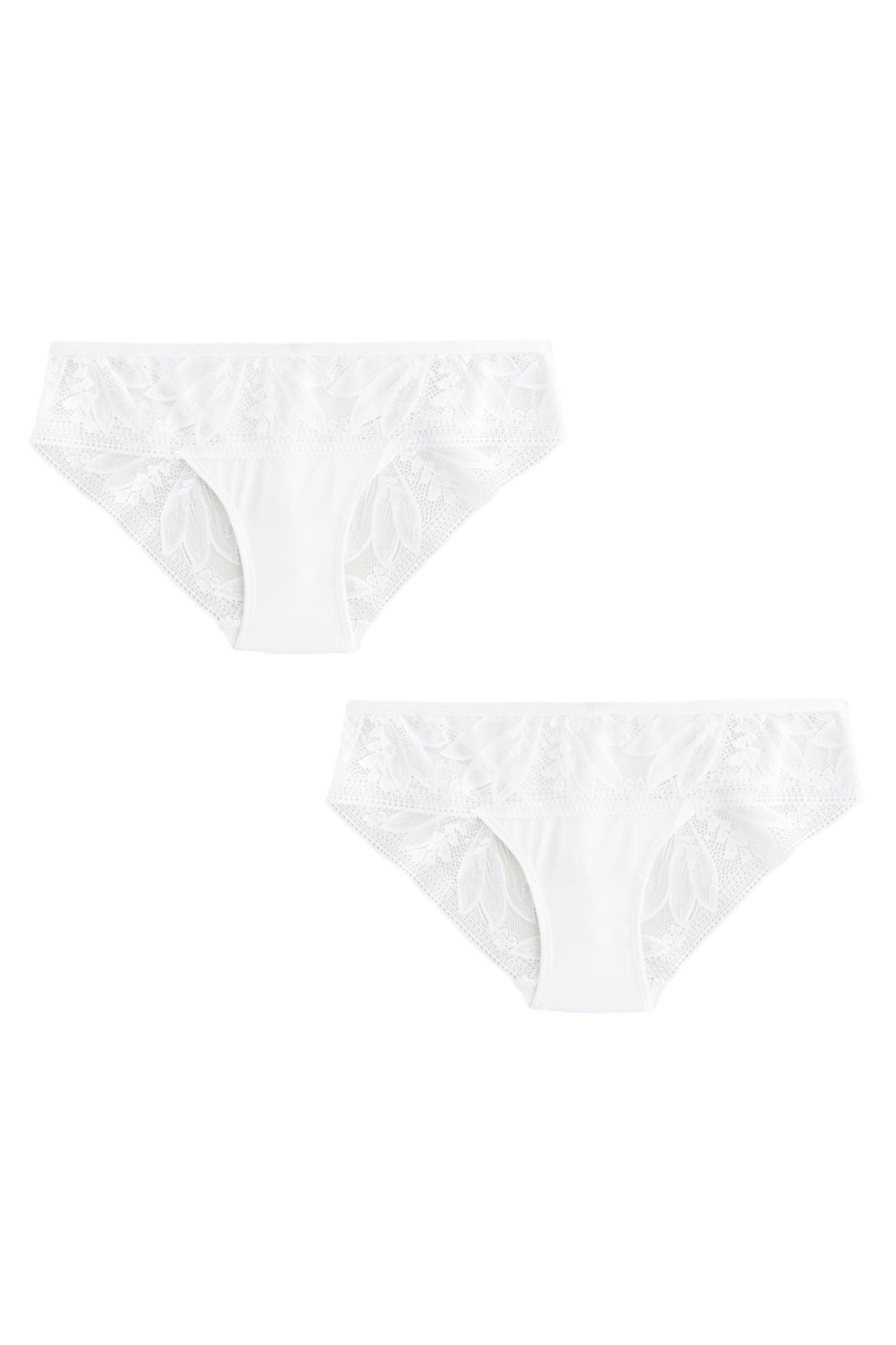 Brasilslip Spitzenslips aus Mikrofasern, 2er-Pack, Brazilian