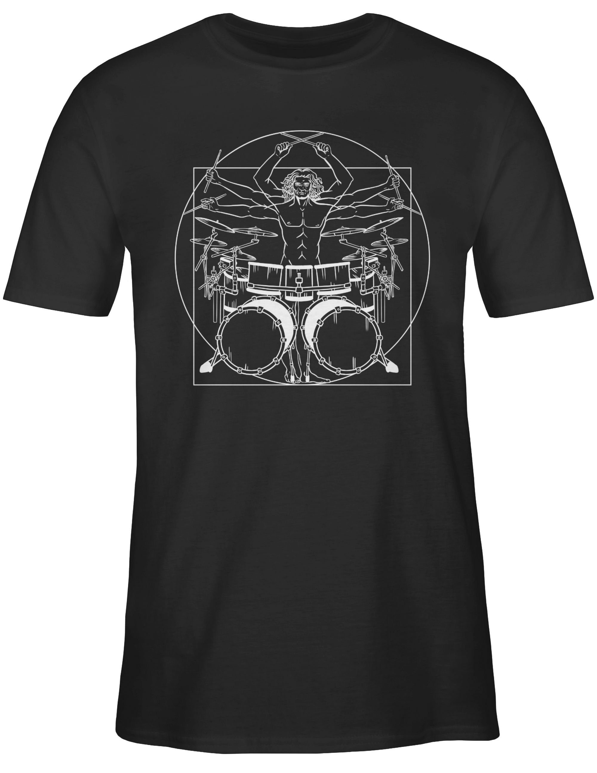 Shirtracer T-Shirt Schlagzeuger Drummer Geschenk Schlagzeug günstig online kaufen