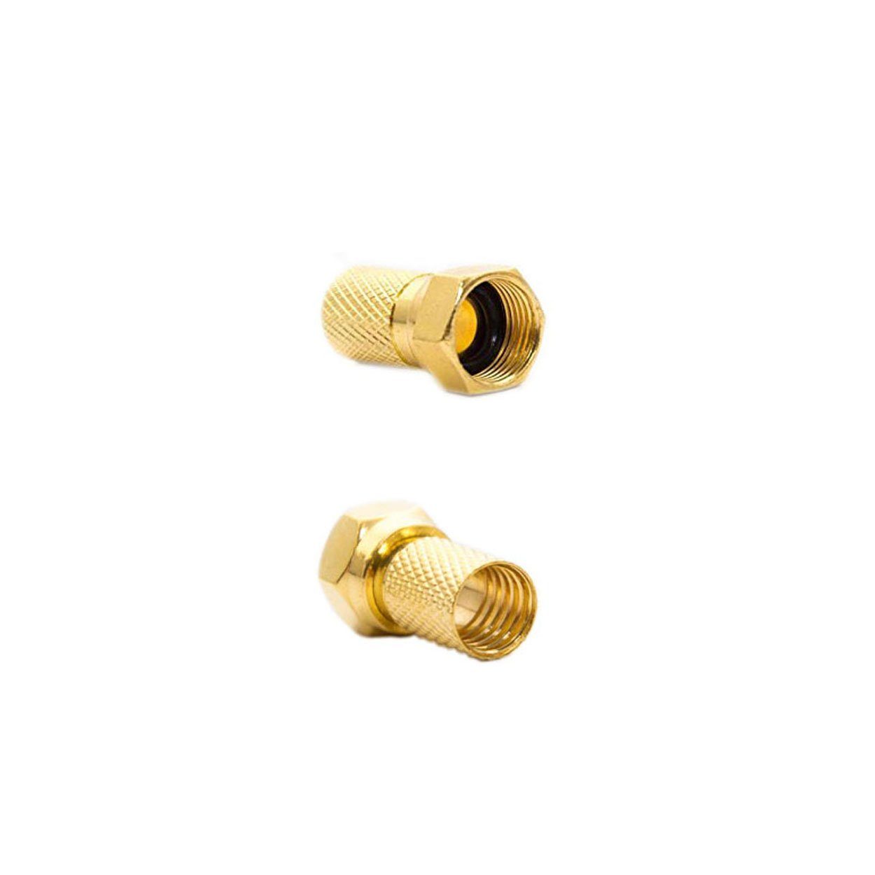 BASIC F-Stecker PremiumX SAT 100m Koaxialkabel 10x Kabel SAT-Kabel 135dB Tülle 4-fach