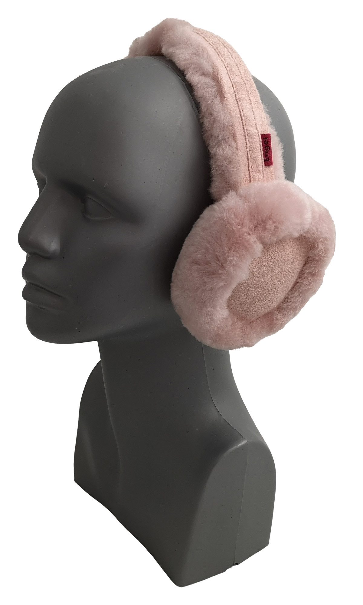 Reissner Lammfelle Ohrenwärmer Kopfbügel Ohrenschützer ULI echtes Merino Lammfell und Veloursleder gefüttert mit weichem Lammfell