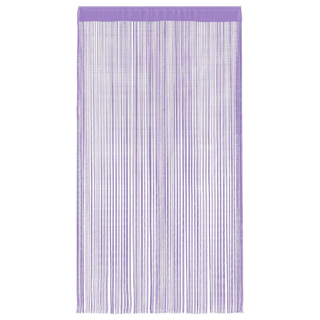 vidaXL Vorhang Fadenvorhänge 2 Stk. Lila 140x250 cm (2 St)