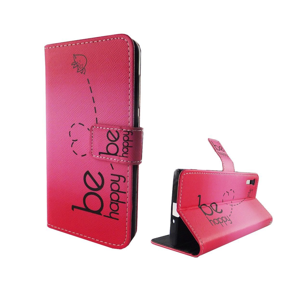 König Design Handyhülle Sony Xperia XZ, Sony Xperia XZ Handyhülle Bookcover Rosa