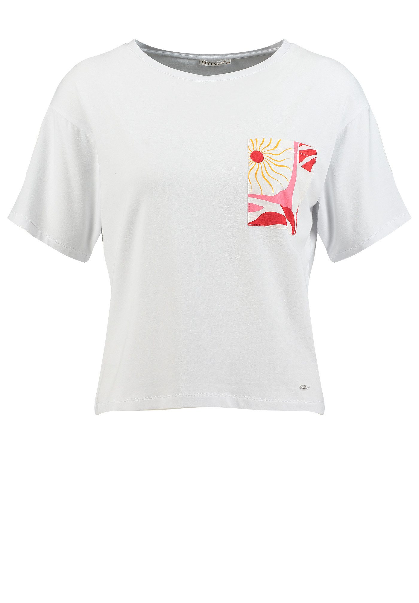 Key Largo T-Shirt WT VANILLA round (1er)