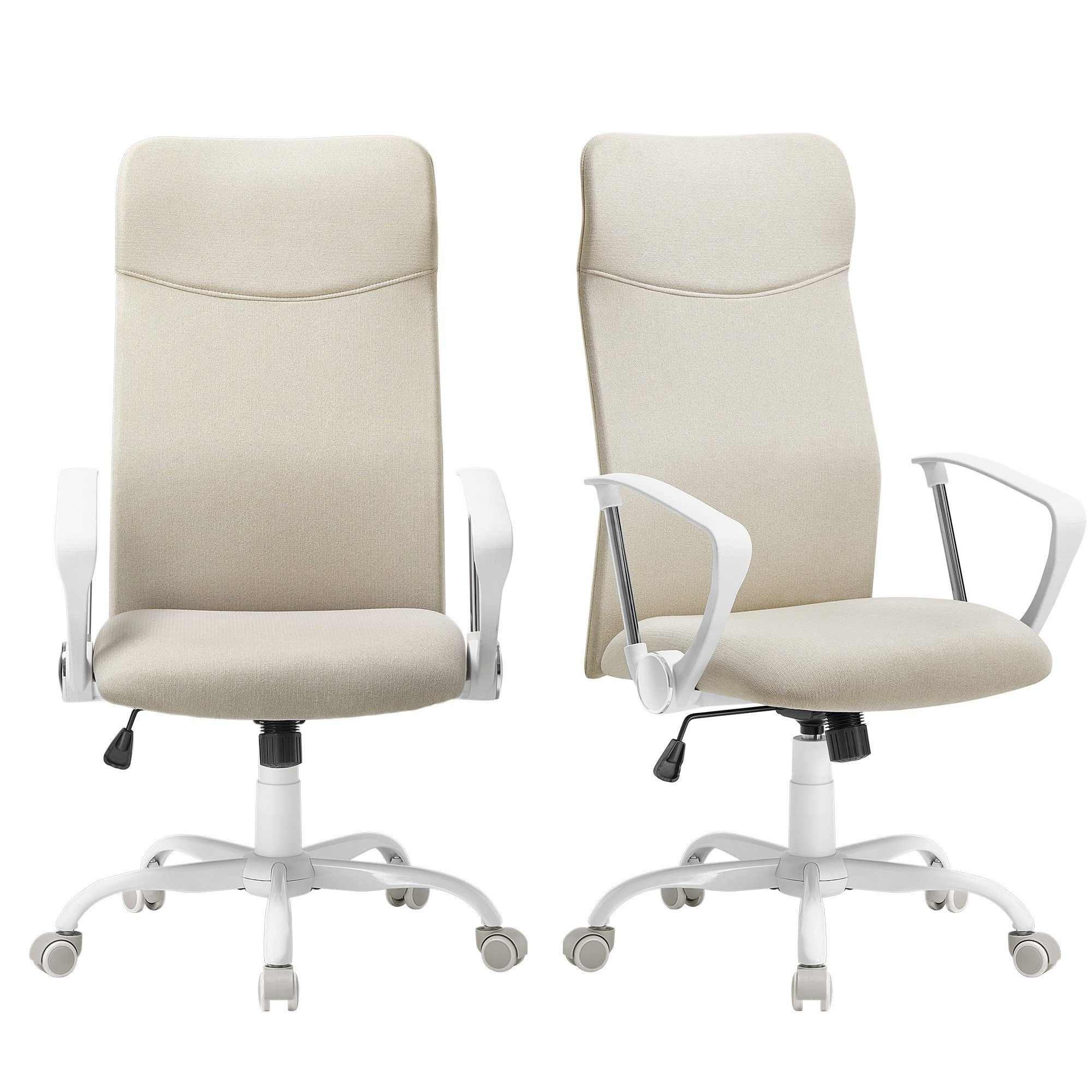 SONGMICS Bürostuhl (2 St), Atmungsaktiver Netzbezug, höhenverstellbar und n günstig online kaufen