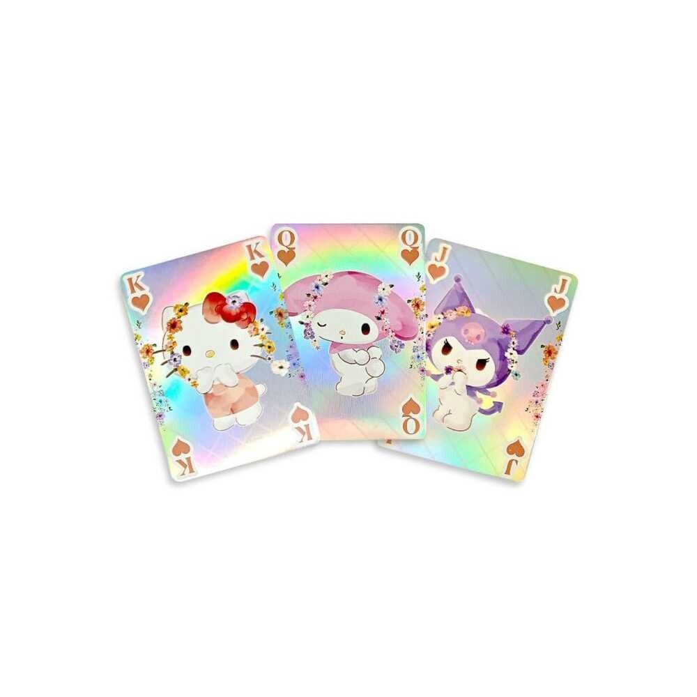 Sakami Merchandise Spiel Sanrio Spielkarten Hello Kitty & Friends Holographic