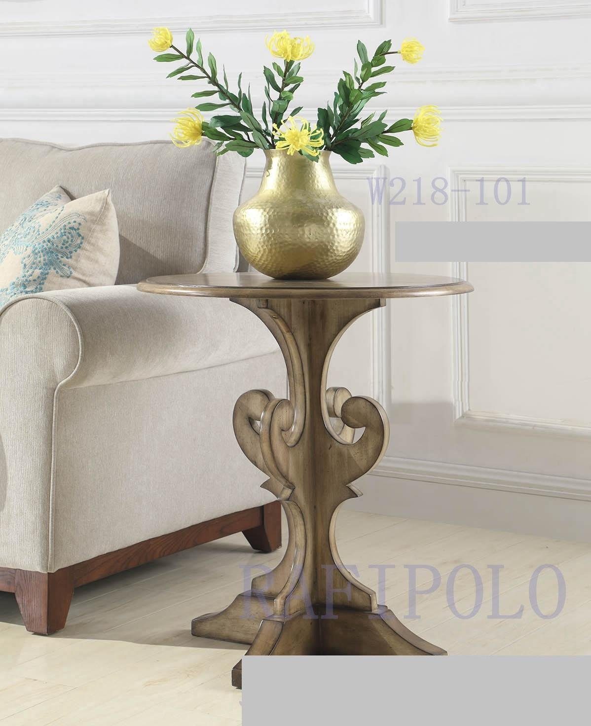 Möbel in Holz Tisch Beistelltisch Couch (Beistelltisch), Europe Sofa Landhaus Design Beistell Rund JVmoebel Made Tische