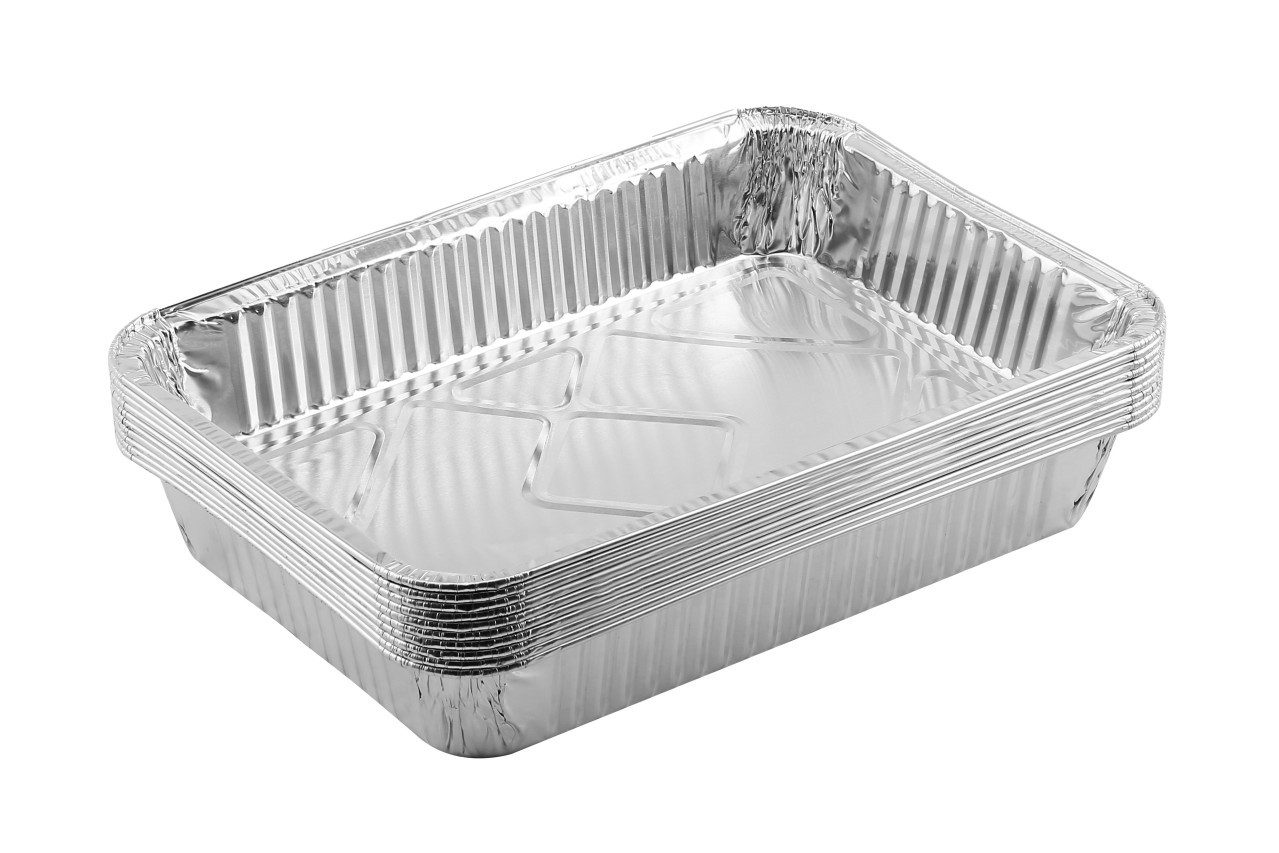 Primaster Grillrosteinsatz Primaster Alu-Tropfschale 32 x 21 cm 10 Stück, Aluminium
