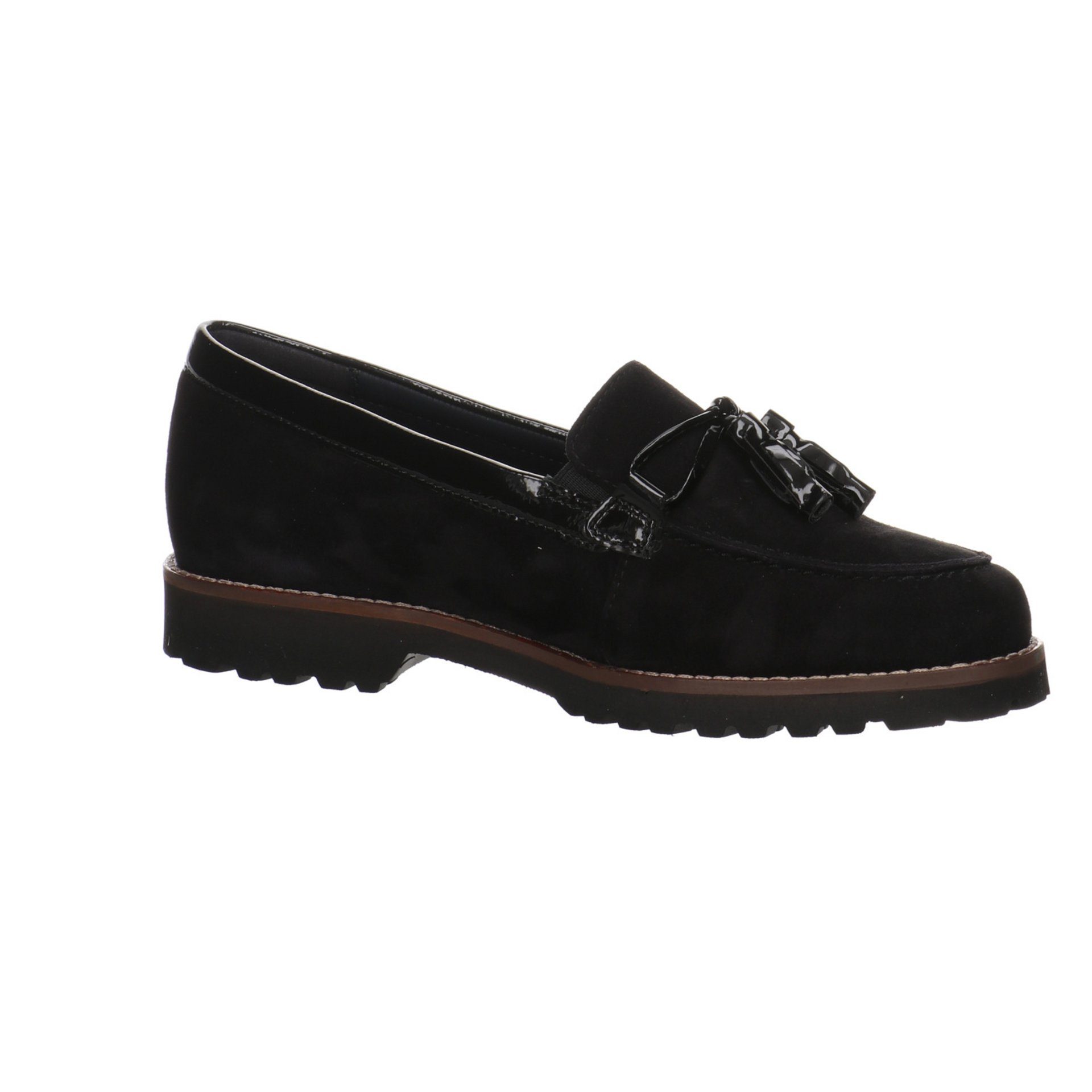 Slipper Slipper Schuhe Meredith 730 Damen Veloursleder SIOUX schwarz Slipper