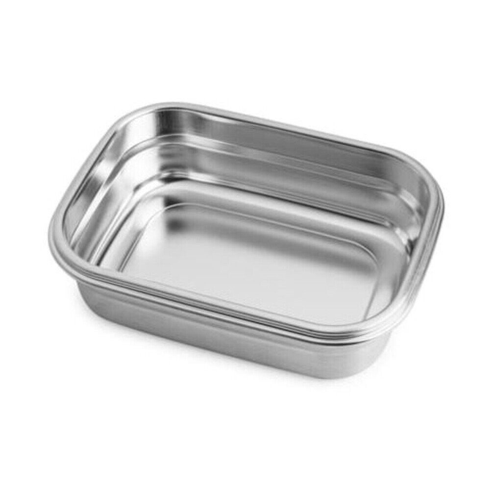 Brotzeit Lunchbox Lunchbox Buddy 0,55 l silber, Edelstahl 18/8, BPA-frei, Lunchbox Buddy, 14,00cm, Edelstahl 18/8, silber