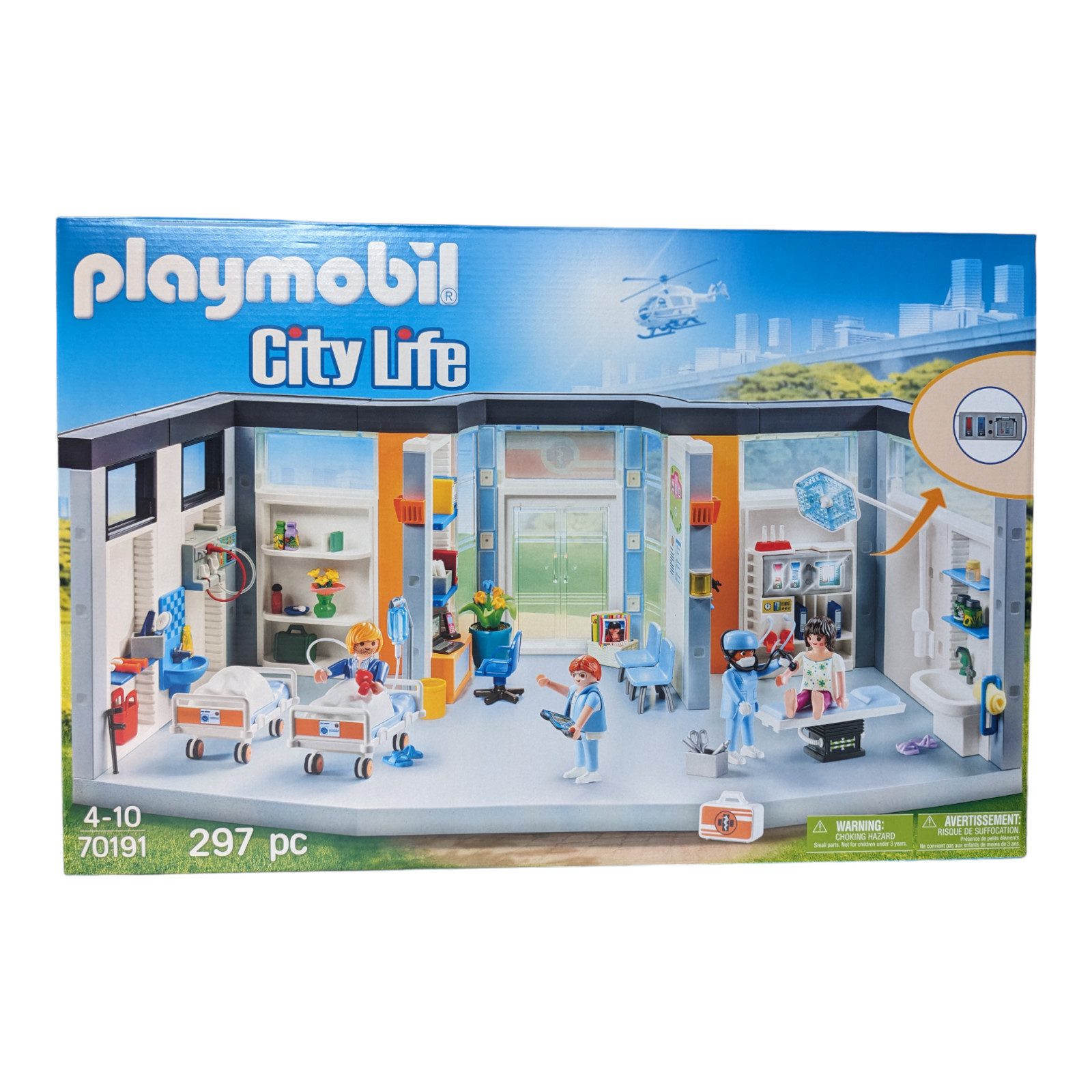 Playmobil® Spielwelt Krankenhaus mit Einrichtung 70191, günstig online kaufen