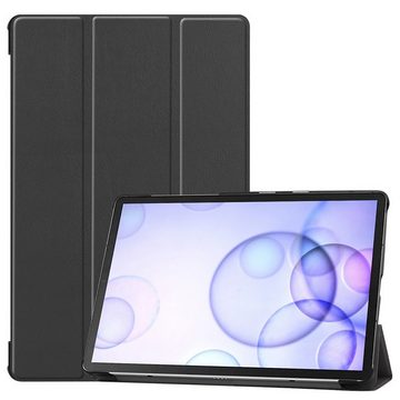 SLABO Tablettasche Slabo Hülle Case für Samsung Galaxy Tab S6 2019 Sleep/Wake Schutzhülle - SCHWARZ