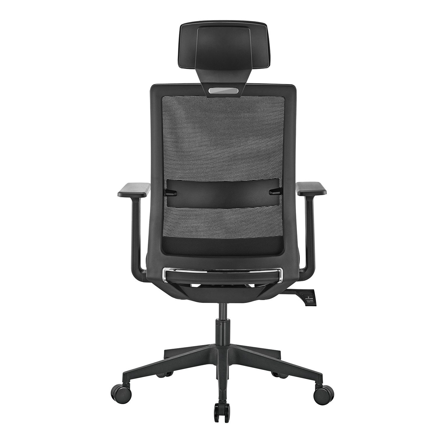 Ergo Office Schreibtischstuhl ER-425, Ergonomischer Bürostuhl verstellbar schwarz 150kg