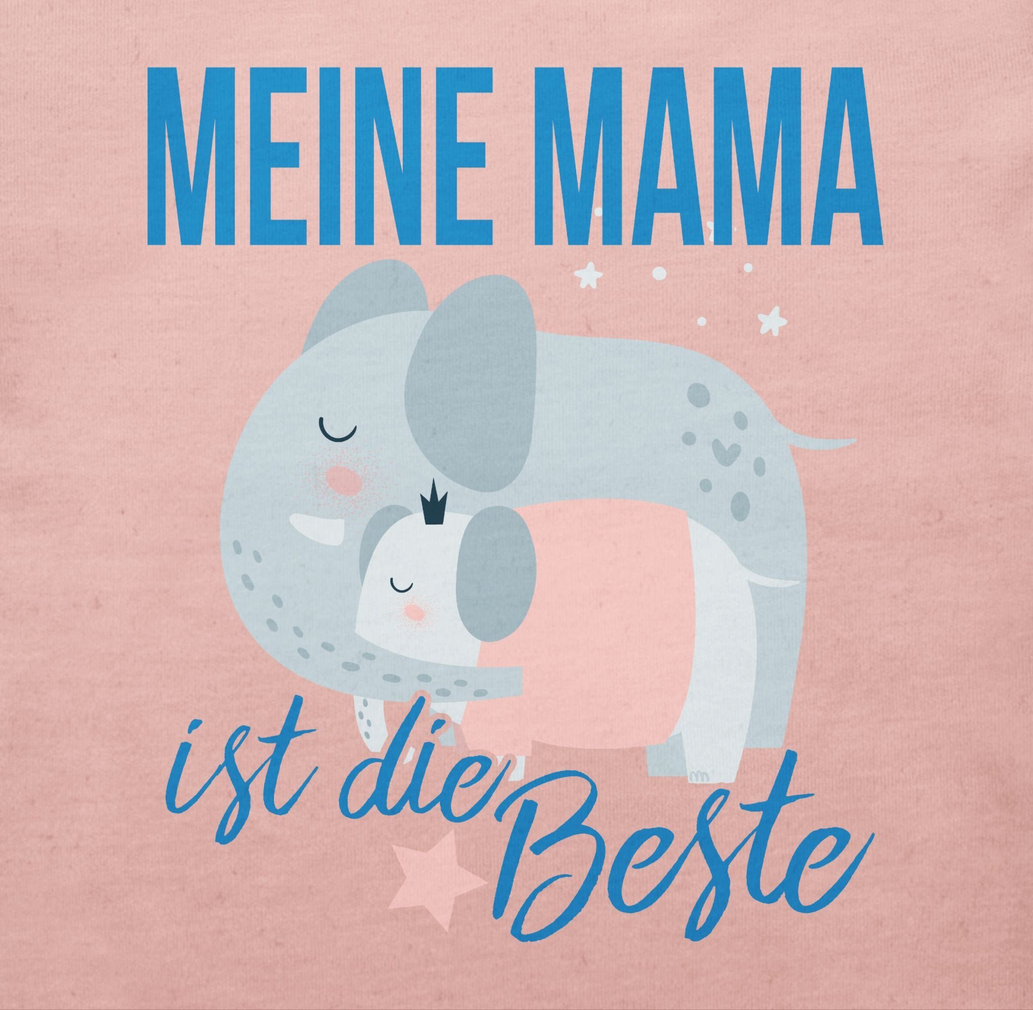 Mama Babyrosa Shirtracer T-Shirt Meine 1 ist Elefanten Muttertagsgeschenk Beste die