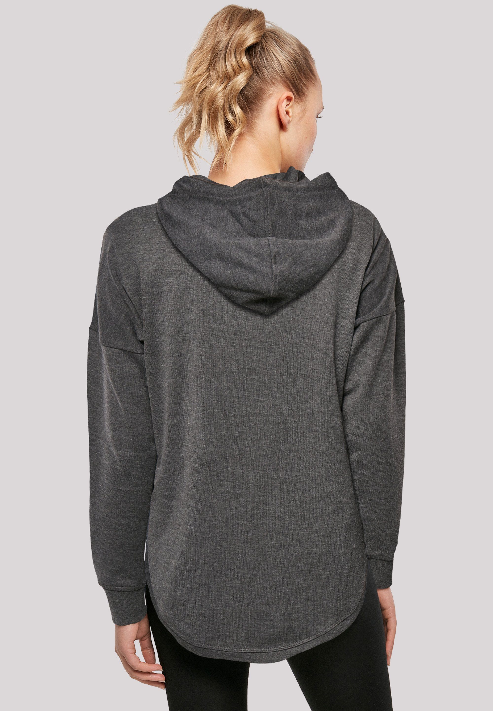 Harry F4NT4STIC Hoody with Thestral Potter (1-tlg) Line Oversized Kapuzenpullover Ladies charcoal Damen Art