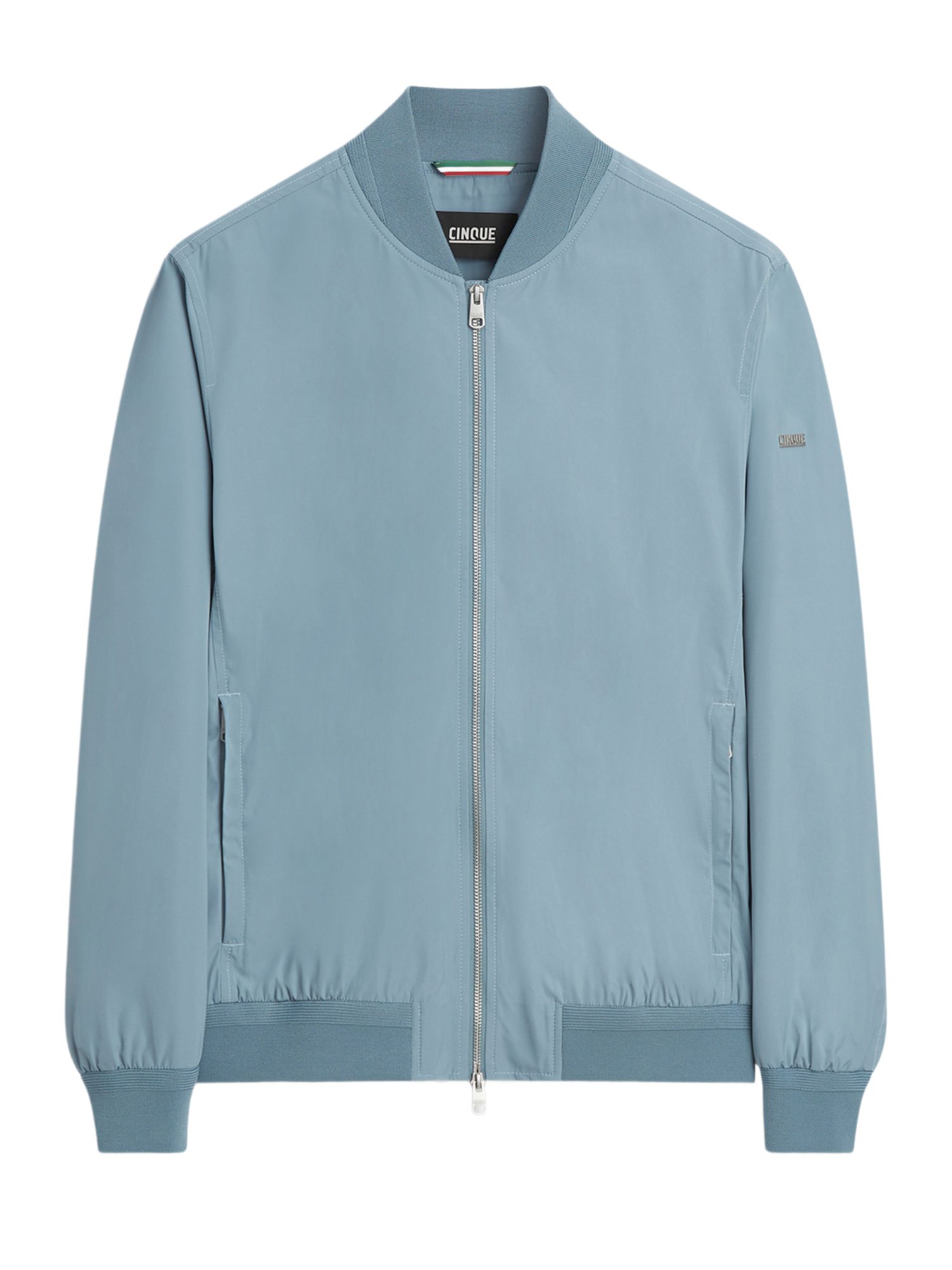 Cinque Funktionsjacke blau,Outdoor,Polyester,Unifarben,Stehkragen,Lang,Regular Fit