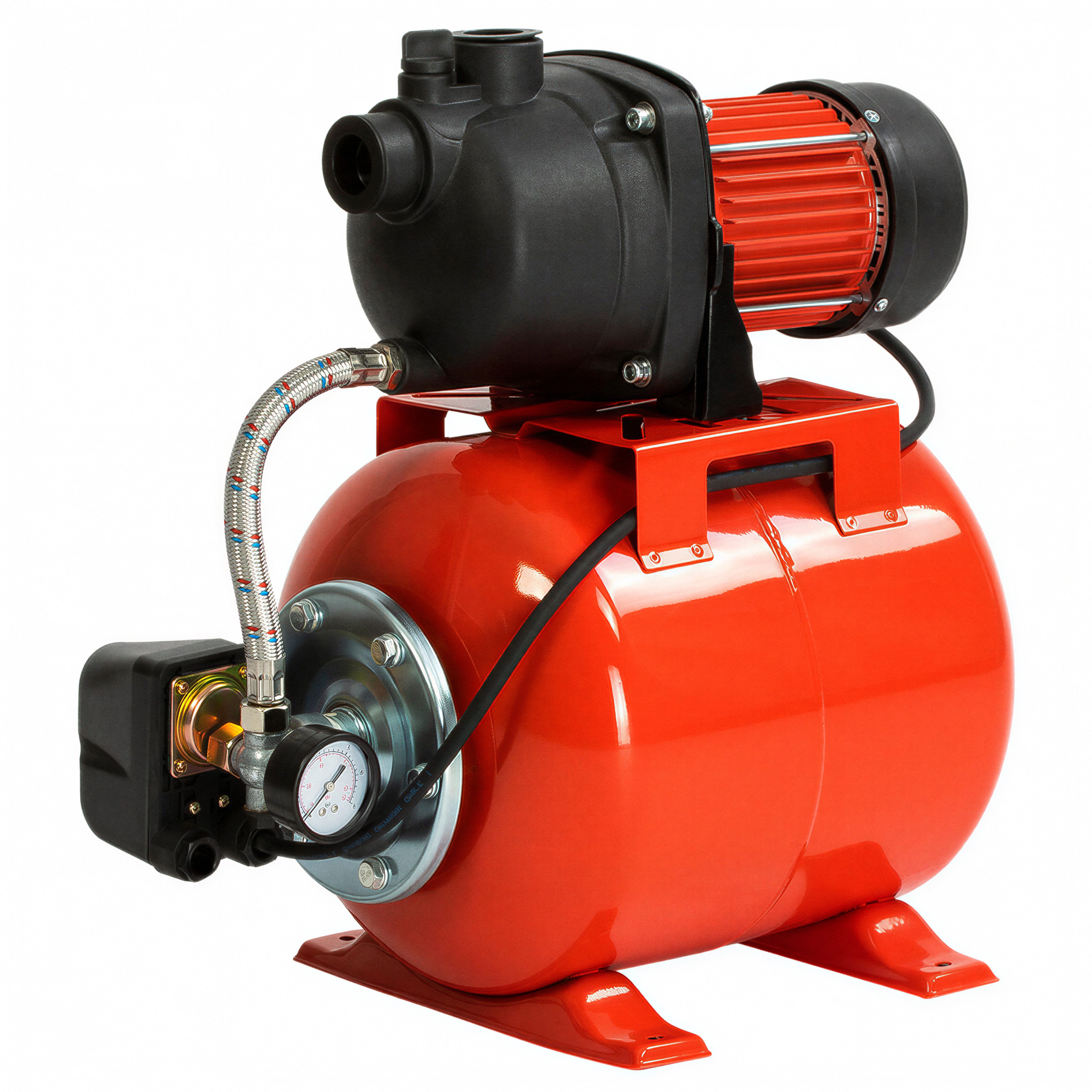 Grafner Hauswasserwerk Hauswasserwerk 800W 3500l/h Fördermenge Wasserpumpe, 800W, max. 3500 l/h Förderleistung