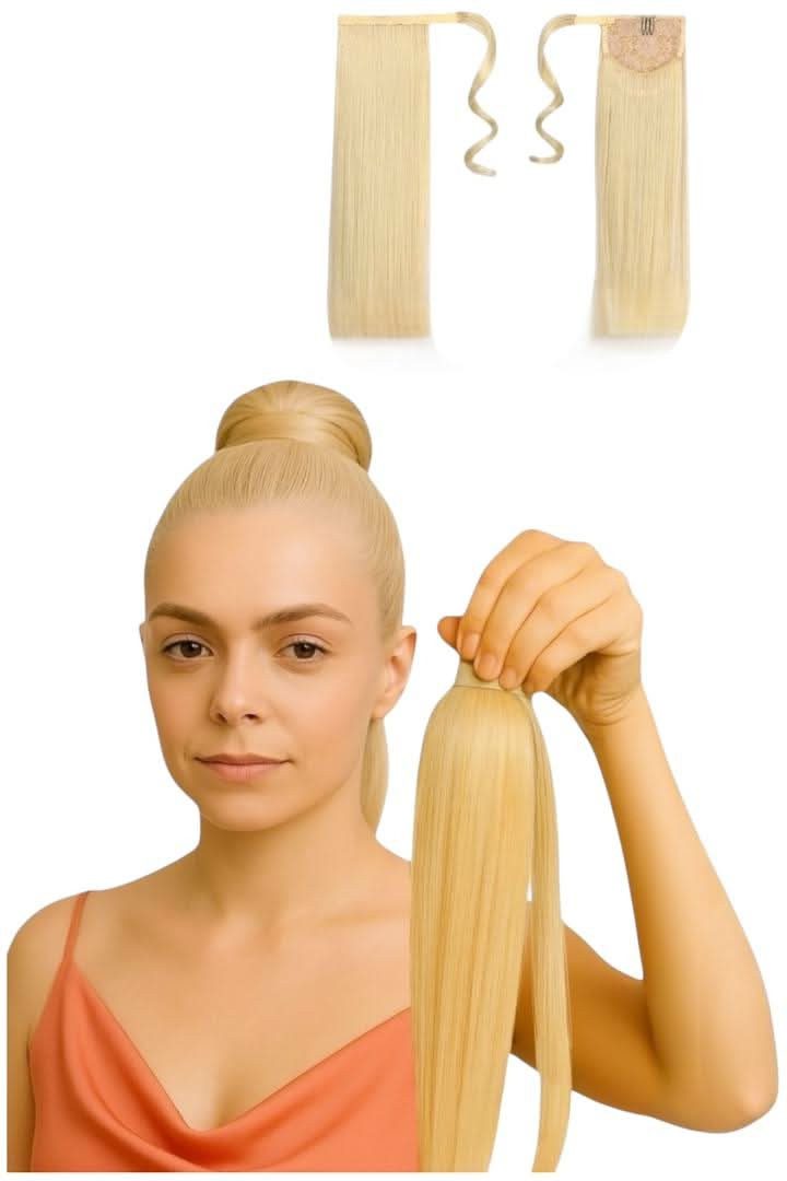 NOGI Echthaar-Extension NOGI Rose Glimmer, Aus 100 % Echthaar mit 30 cm Länge für einen natürlichen Sleek-Look.