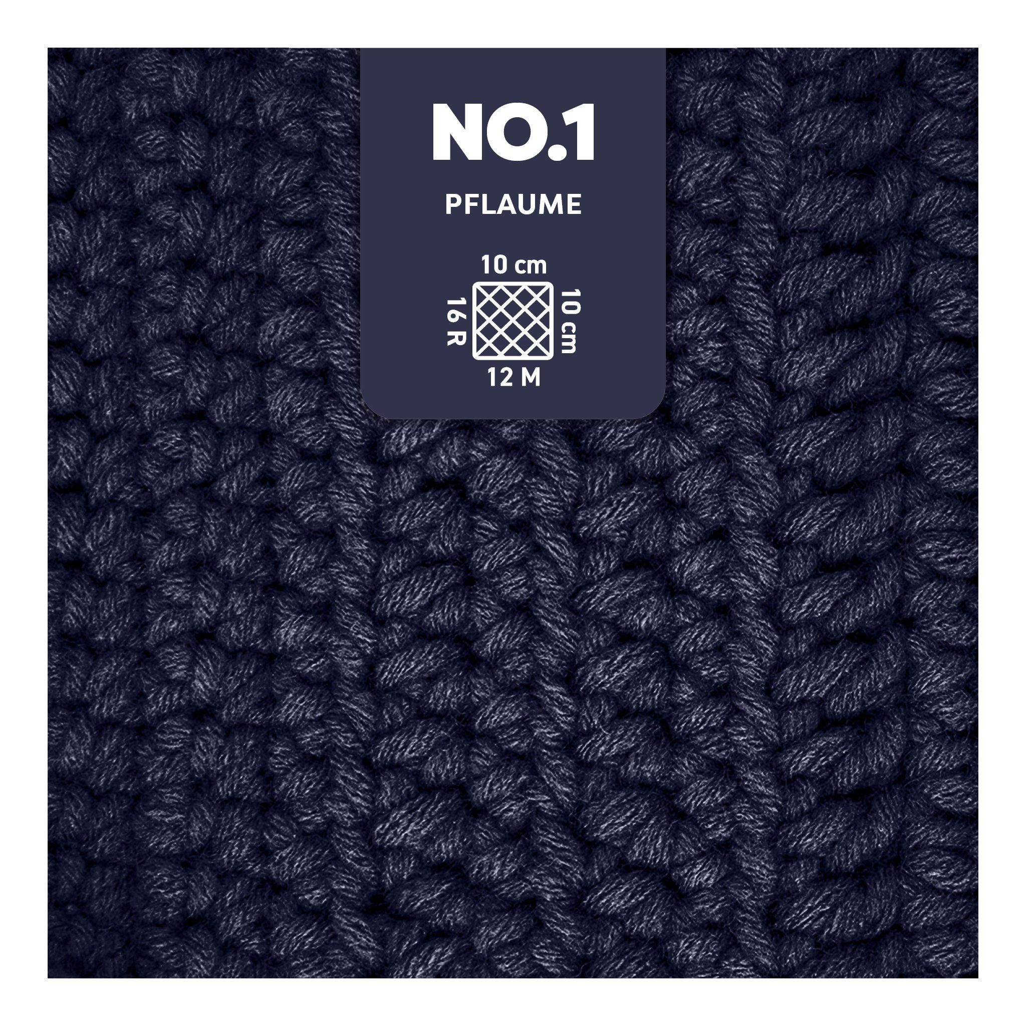 Thumbnail - myboshi No.1 Wolle, Mützenwolle Häkelwolle, 55 m (1-St., No.1 Wolle Original Schnellstrickwolle), Uni