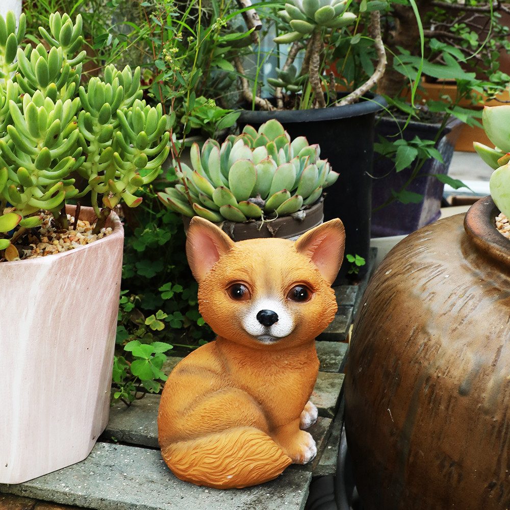MUPOO Gartenfigur LED Dekofigur Solar Garten günstig online kaufen