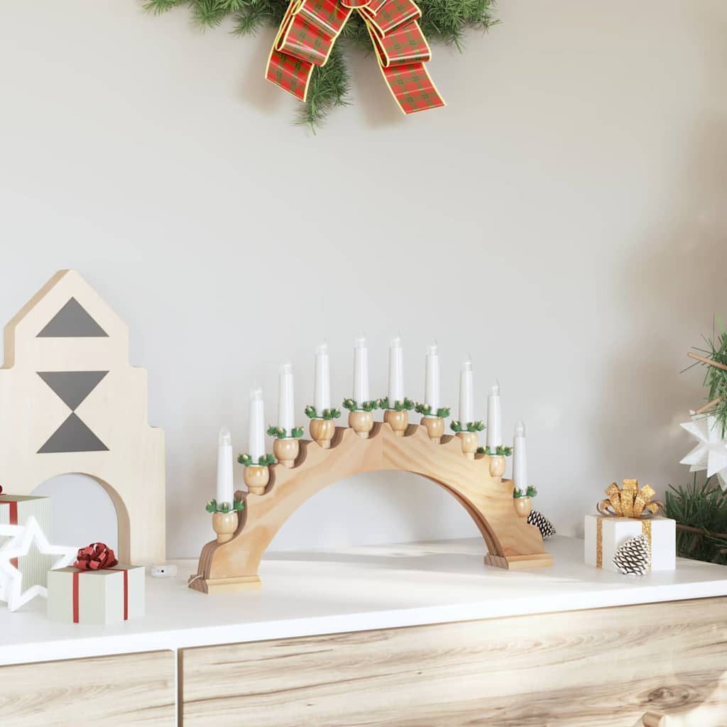 vidaXL Christbaumschmuck Weihnachtskerzenbogen mit 10 LED günstig online kaufen