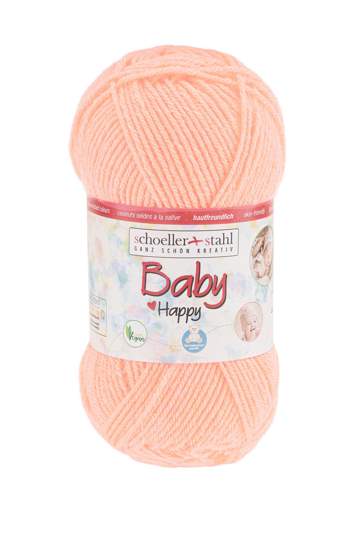 Schoeller + Stahl Baby Happy Häkelwolle, 185 m, weich und pflegeleicht
