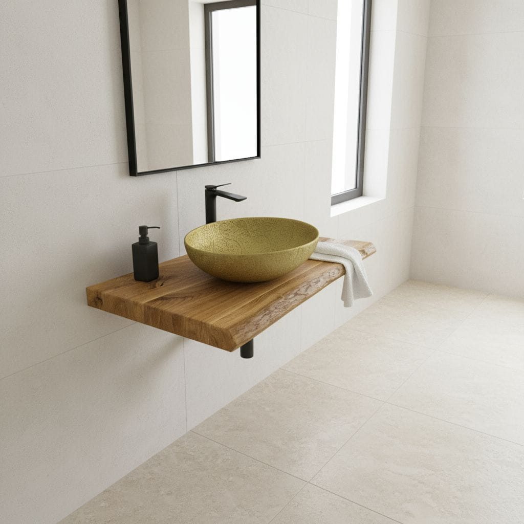 KEINerlei® Waschtischplatte Hellbraun NaTur günstig online kaufen