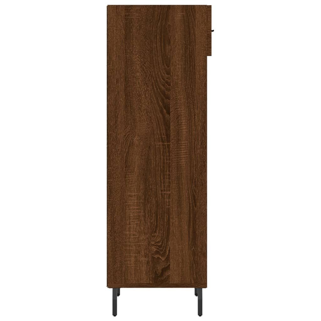 Braun vidaXL cm Braune Holzwerkstoff Kleiderschrank Eiche Eichen-Optik 30x35x105 Schuhschrank (1-St)