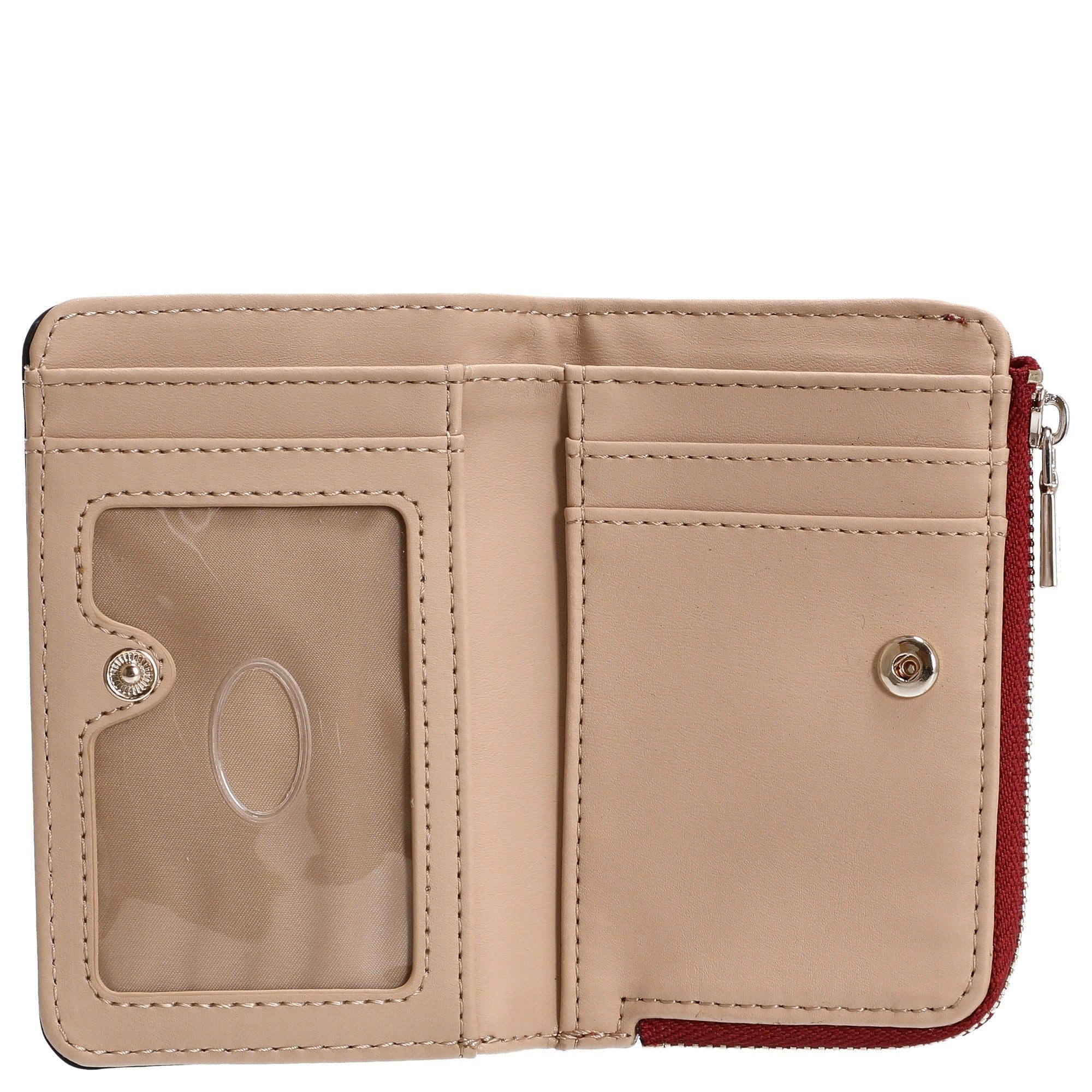 Guess Geldbörse Laurel II SLG Zip Around - Geldbörse 2cc 12 cm (garnet) günstig online kaufen