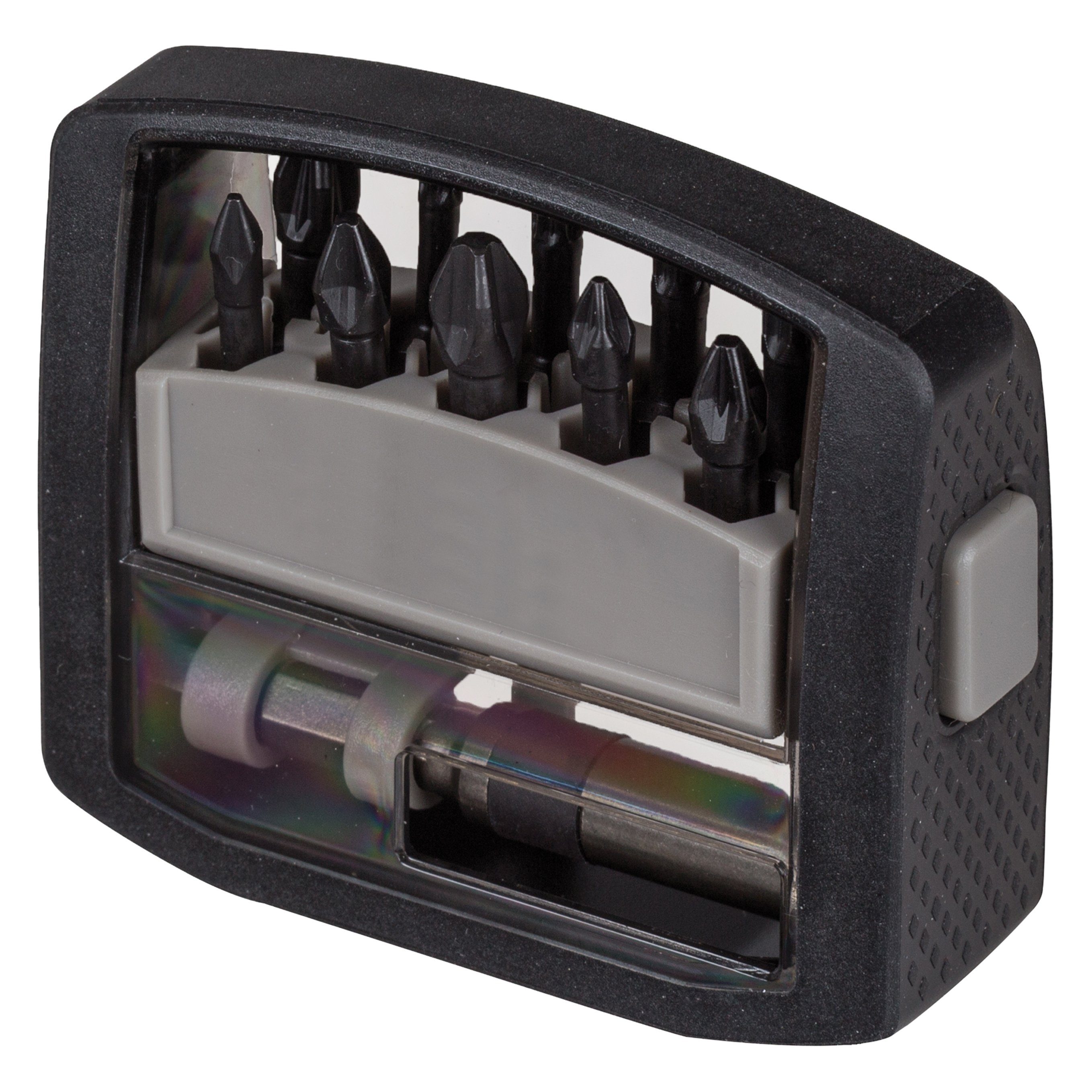 PARCO Bit-Kassette 10-teilig – Mit Magnetischem Adapter, PZ, PH, TX Bits Für Schraubarbeiten