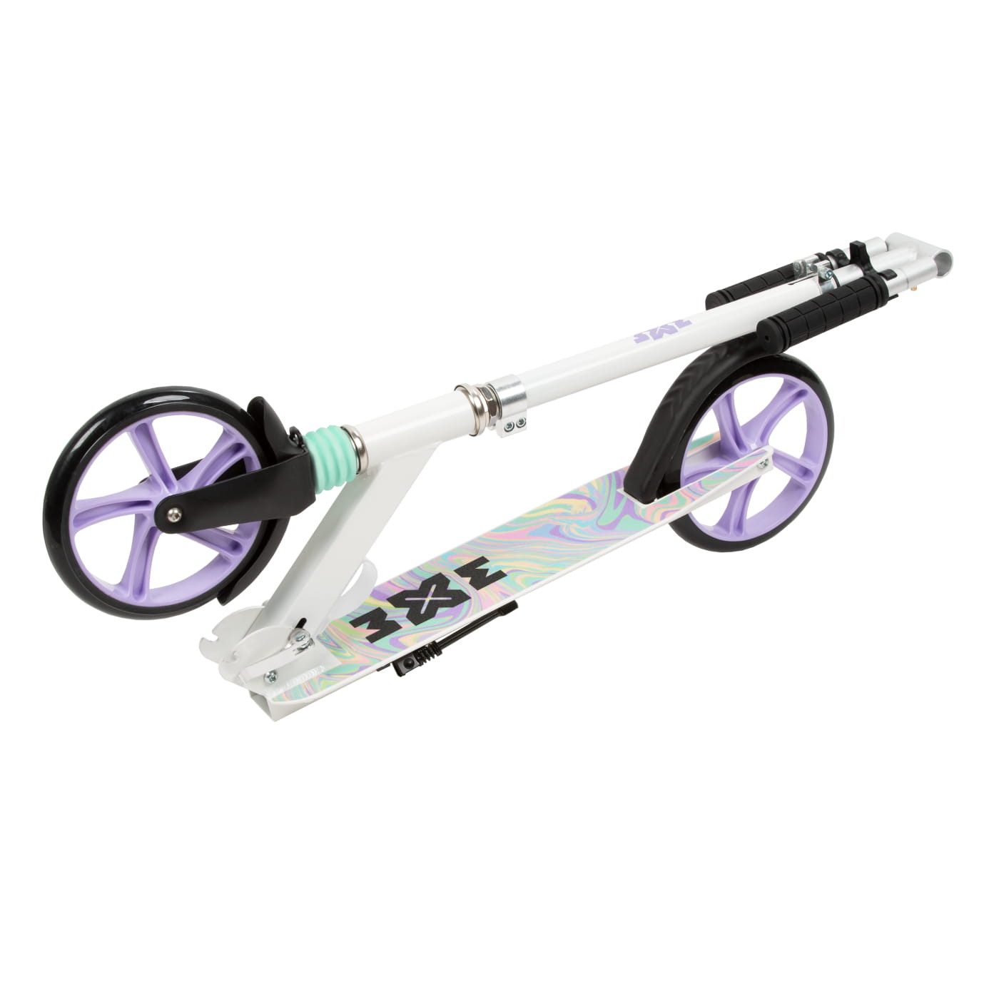 COIL Cityroller Kinderoller, Scooter, Faltbarer, Kinderscooter, Höhenverstellbar, 15 km/h, ABEC-7-Lager, Räder mit 20 cm Durchmesser, klappbares Bein, Fußbremse