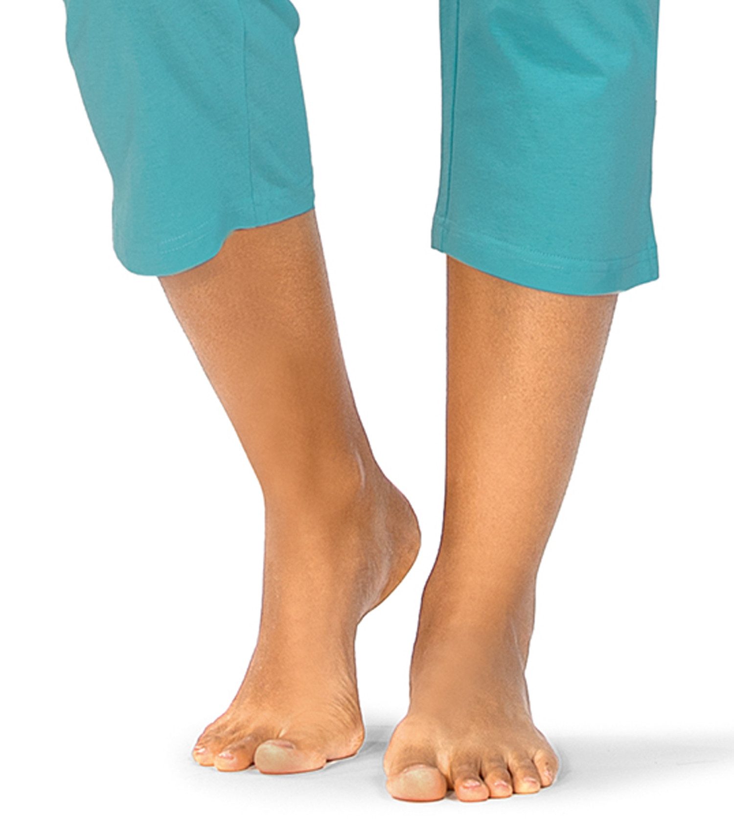 comtessa Schlafanzug Summer Whisper (Set, 2 tlg., 2-teilig) Damen Pyjama 2-teilig 7/8 Hose geknöpft Baumwolle große Größen