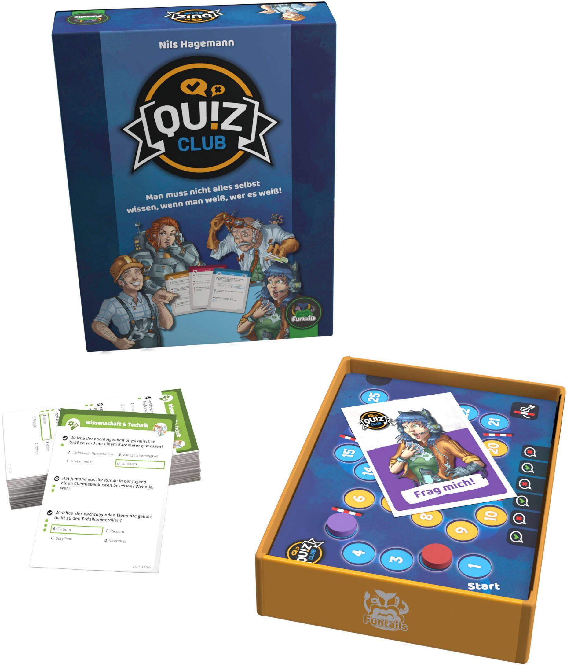 Funtails Spiel Quiz Club DE V2, Familienspiel
